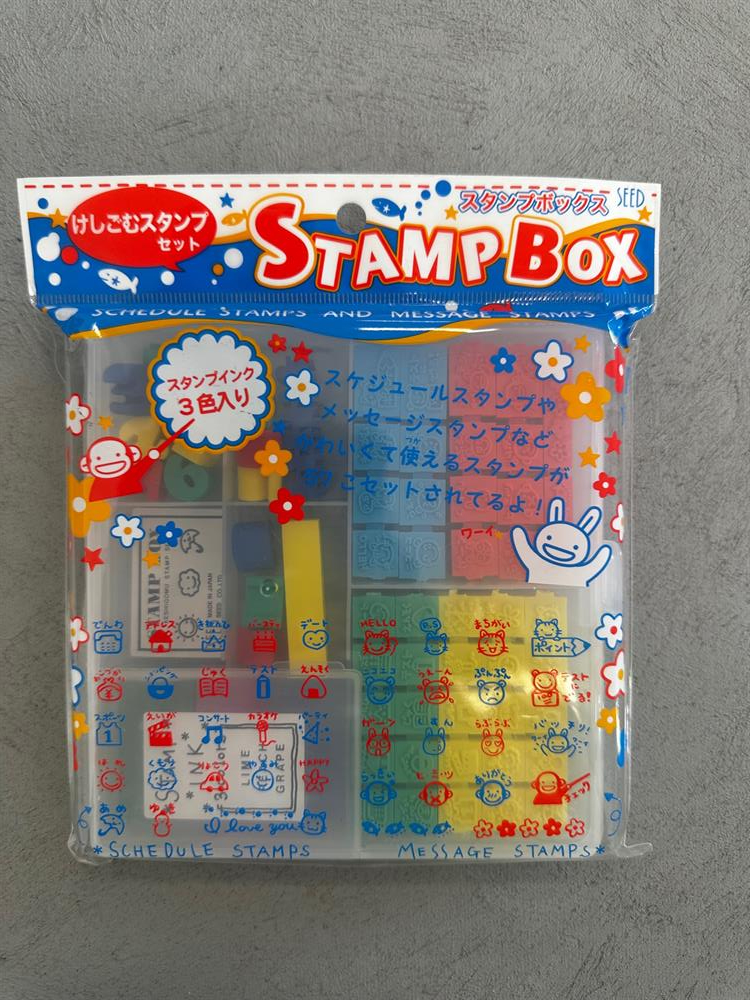 Seed Kutulu Stamp Box ve Mürekkepler