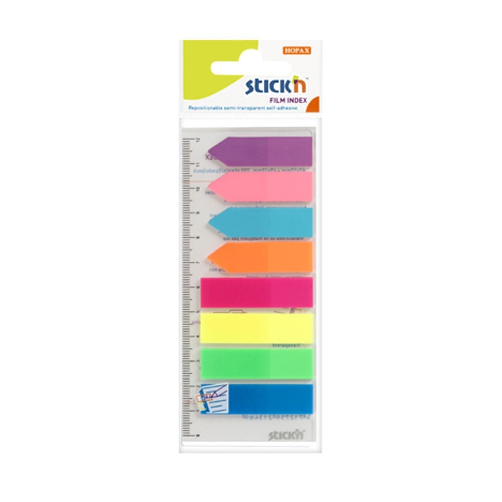 Stickn Film Index Post It - 8 Neon Renk