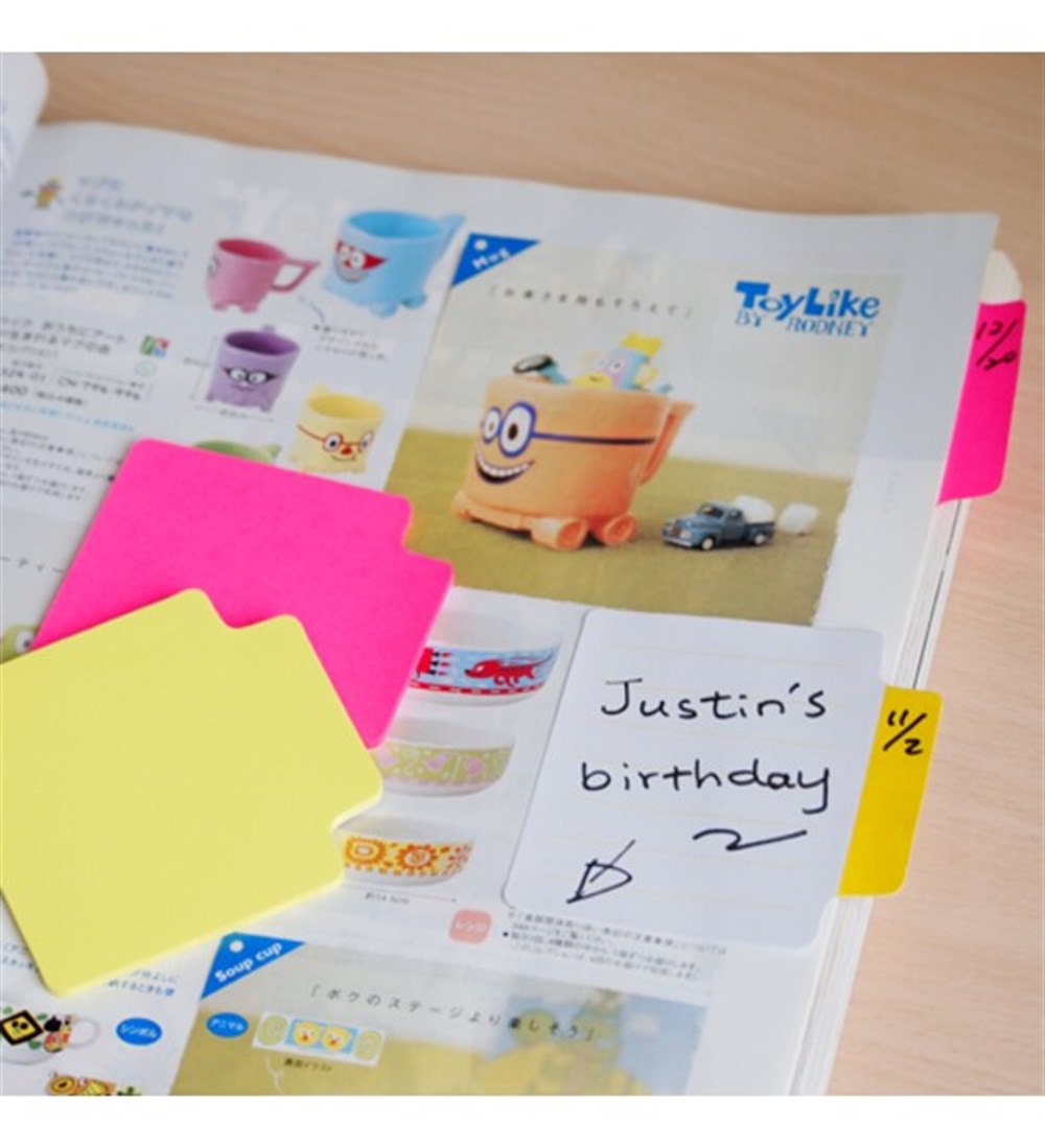 Stickn Tracking Notes Green Yapışkanlı Not Kağıtları