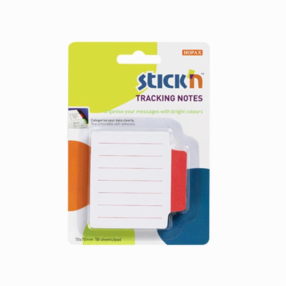 Stickn Tracking Notes Pink Yapışkanlı Not Kağıtları