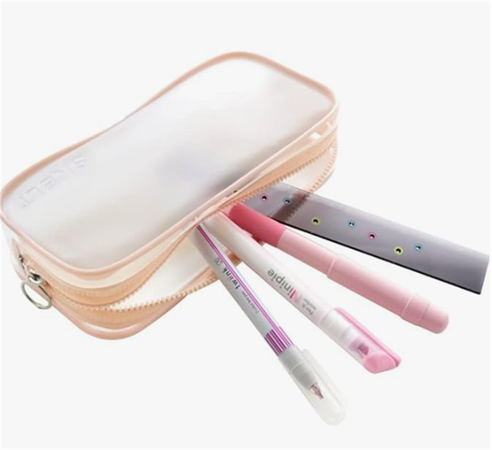 Sun Star Skelt Multi Purpose PVC Kalem/Kozmetik Çantası Bej