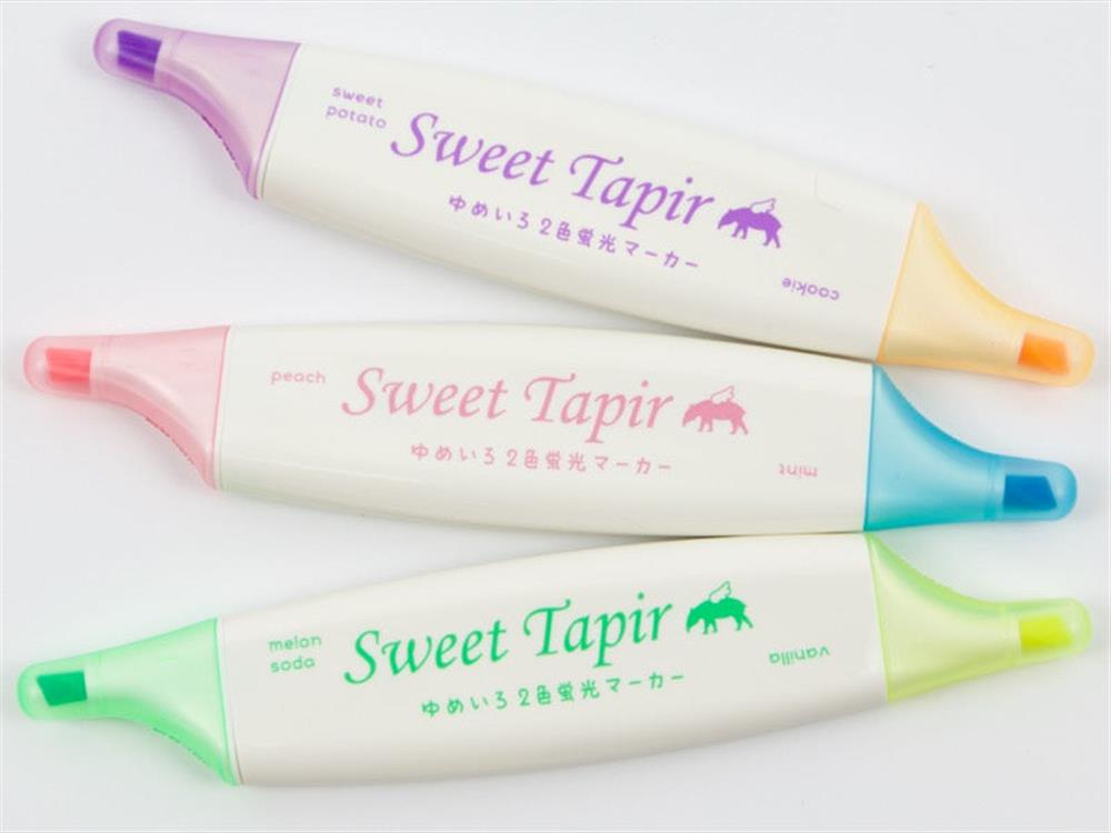Sweet Tapir Fosforlu Kalem Peach & Mint