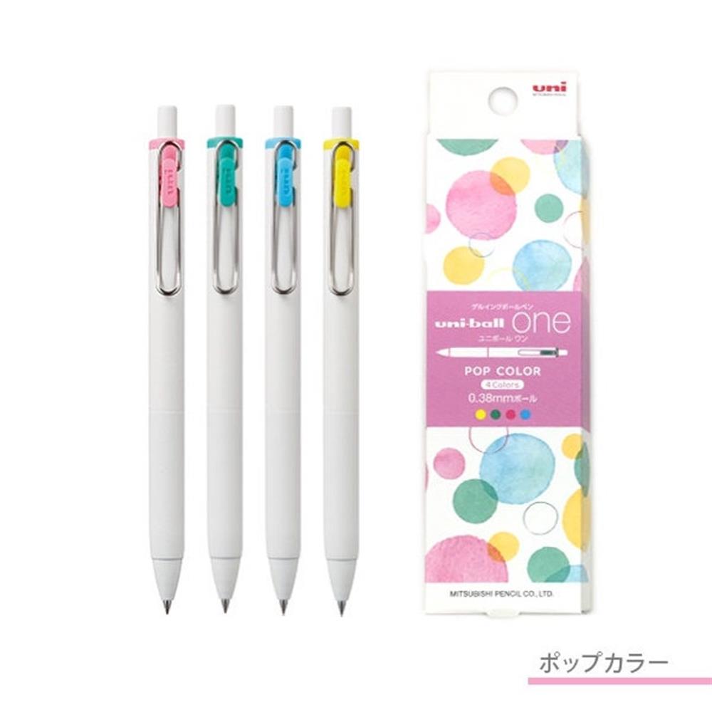 Uni Ball Limited Edition Pop Color 4'lü Jel Kalem Seti 0.38 mm
