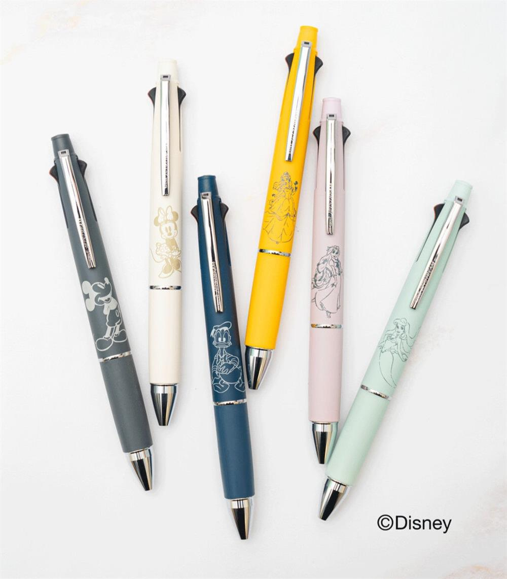 Uni x Disney Rapunzel Limited Edition Jetstream 4 Farklı Jel ve  0.5 mm Versatil Multi-Function Kalem 