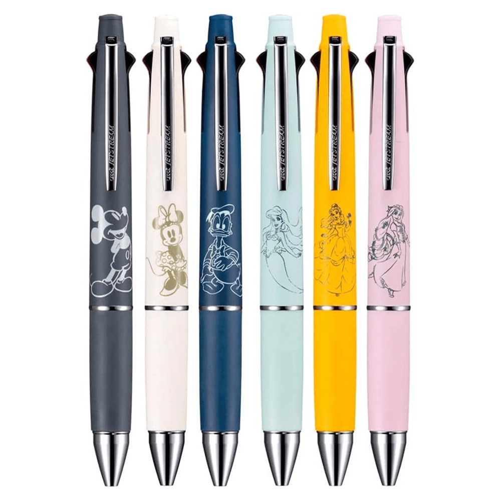 Uni x Disney Rapunzel Limited Edition Jetstream 4 Farklı Jel ve  0.5 mm Versatil Multi-Function Kalem 