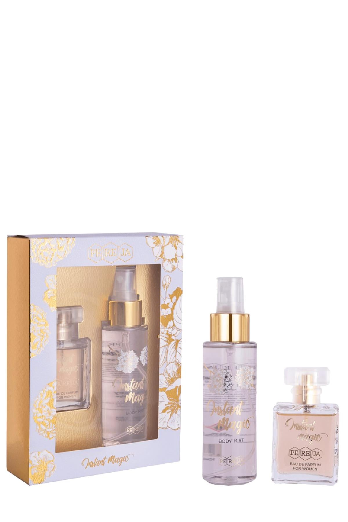 Pereja Instant Magic Kadın Parfüm 25 ml Body Mist 100 ml 2'li Set