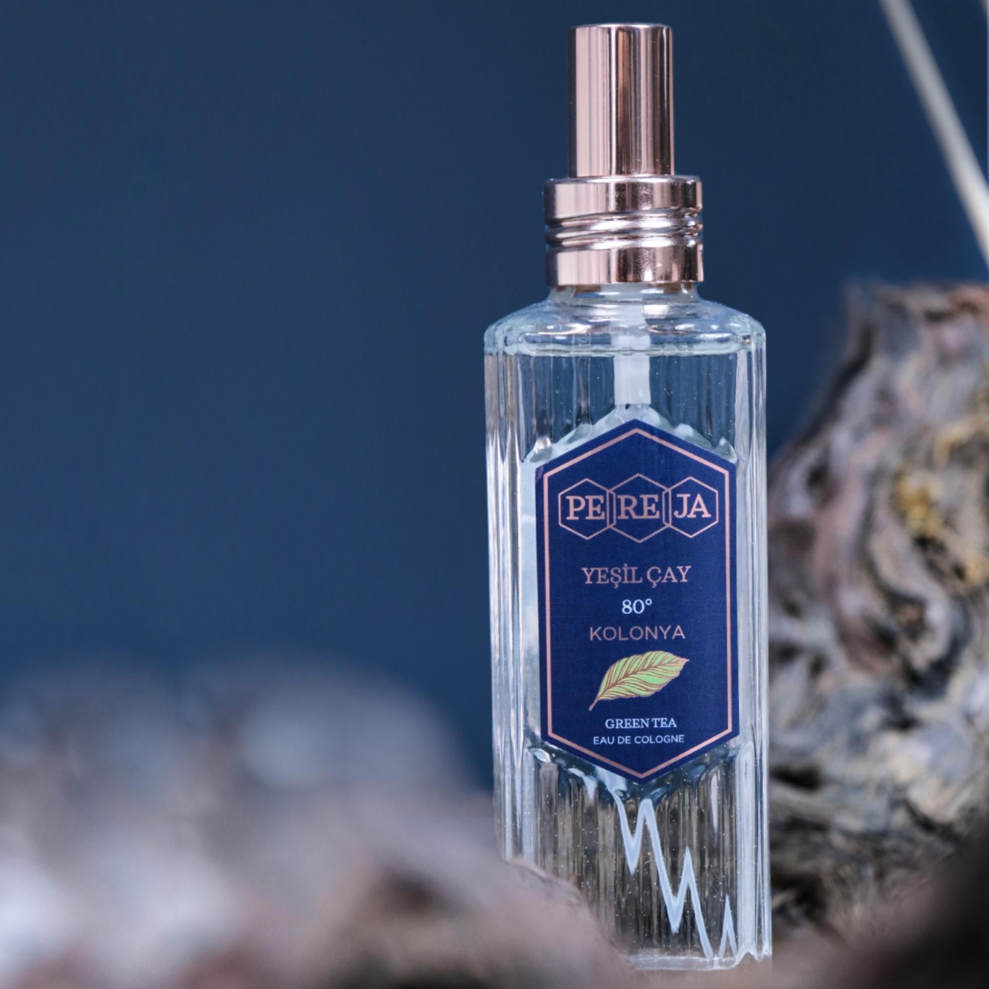 Pereja Yeşil Çay Kolonyası 100 ml Cam Şişe