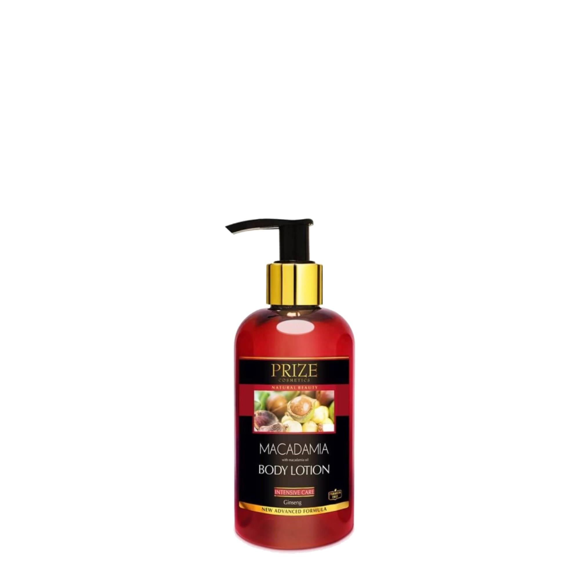 Prize Cosmetics Makademya Fındığı Yağlı Vücut Losyonu 265 ml