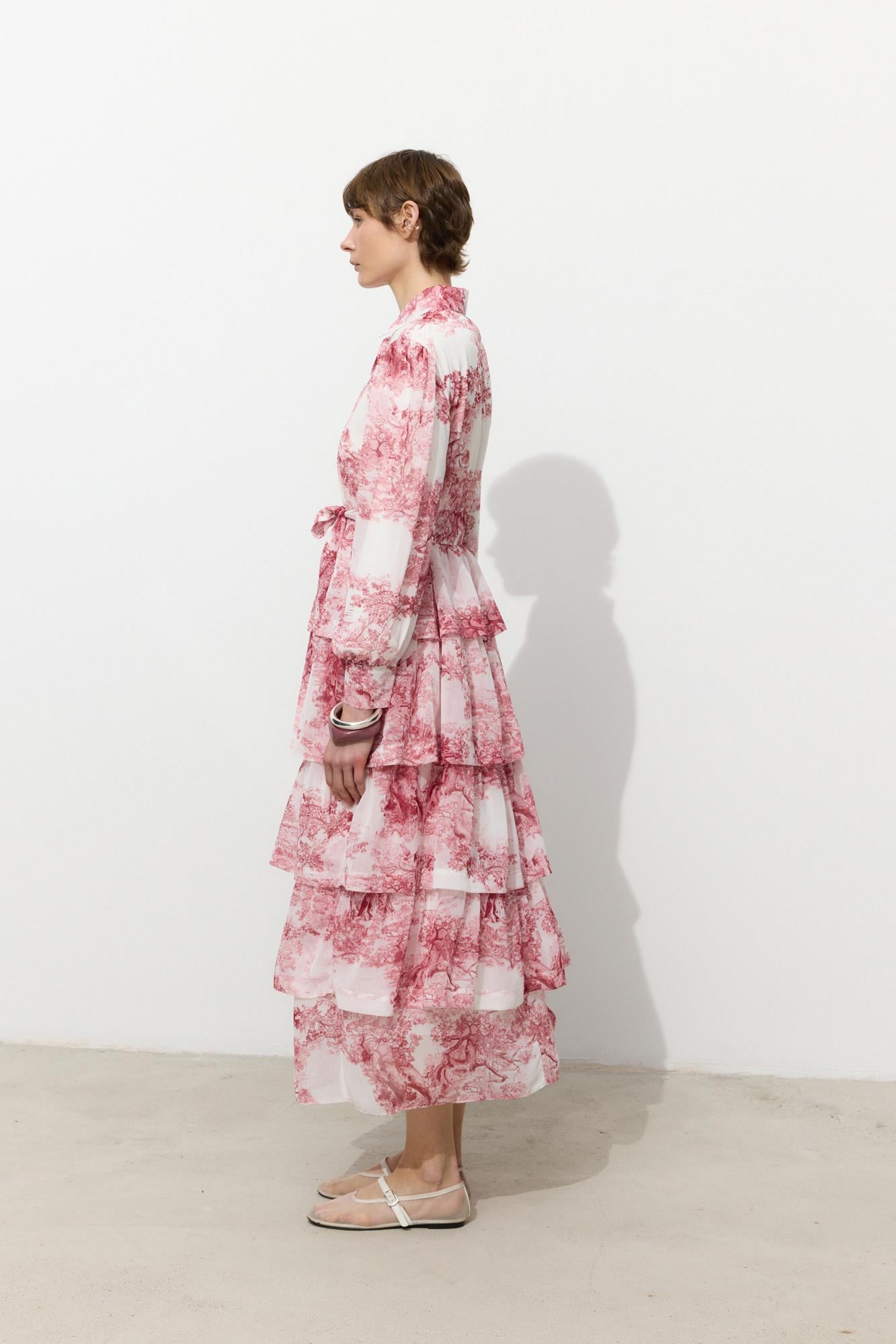 Fleur Bordo Elbise