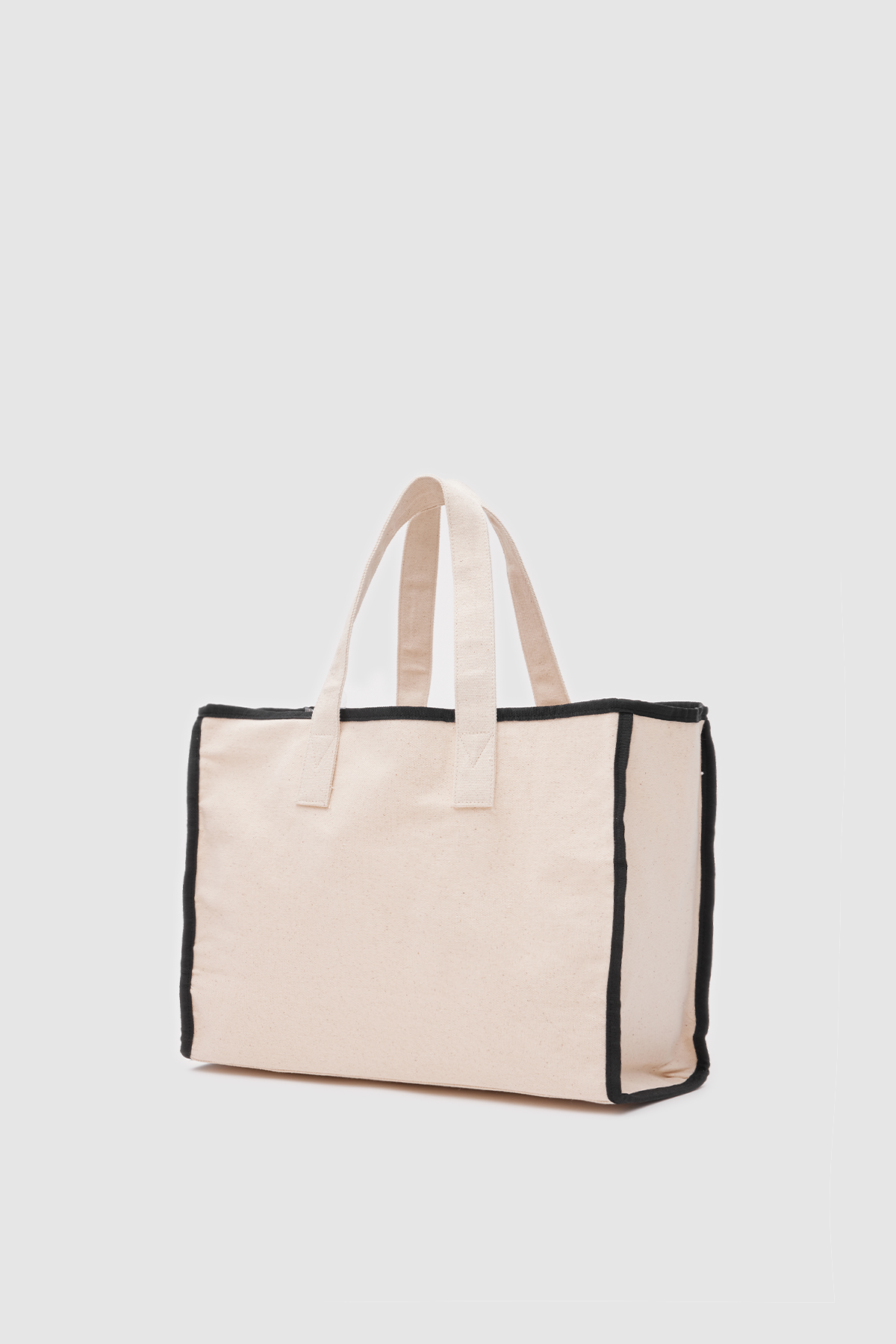 Arc X Large Kanvas Siyah Saplı Tote Bag 
