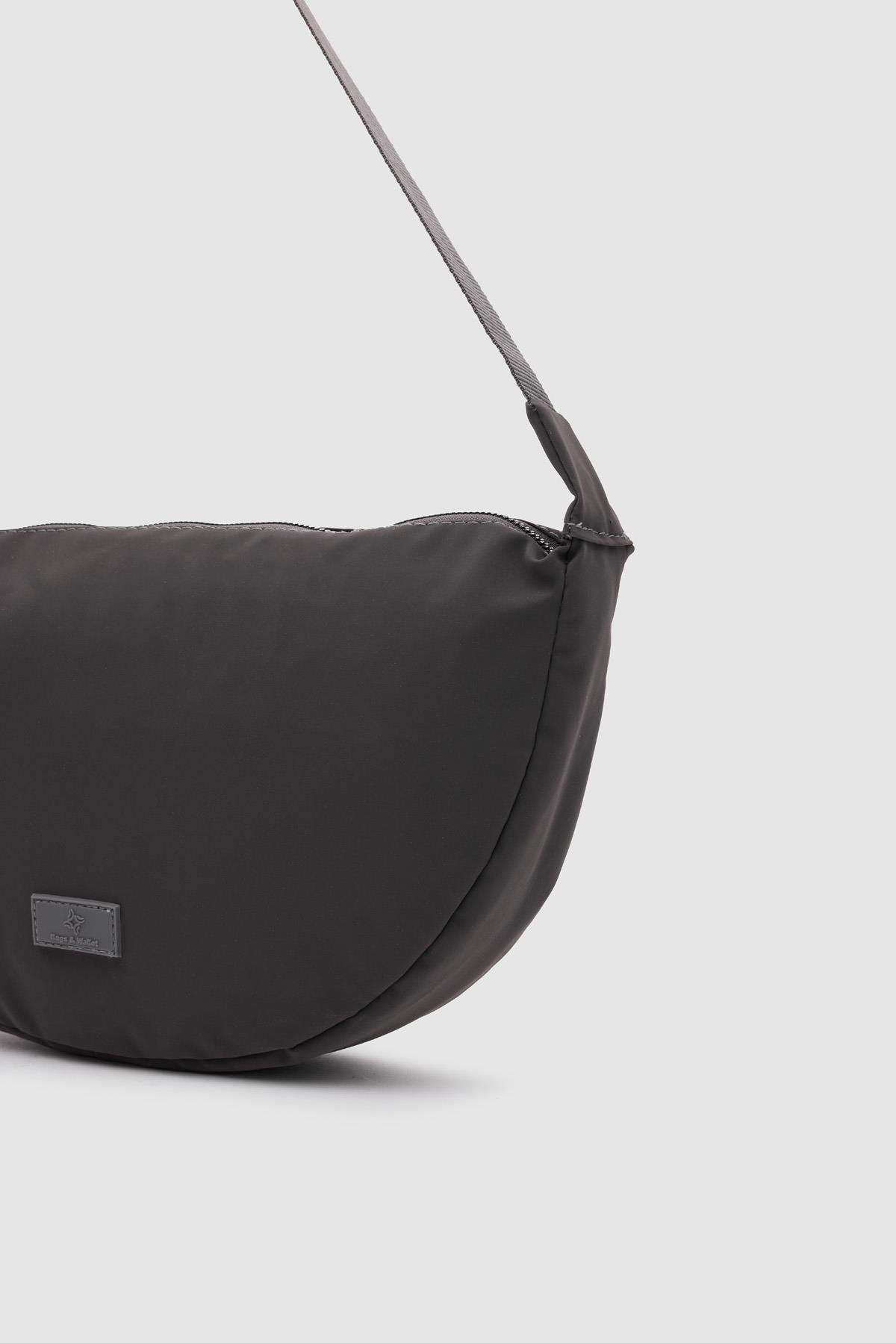 Basic Omuz Çantası Aisha Antrasit