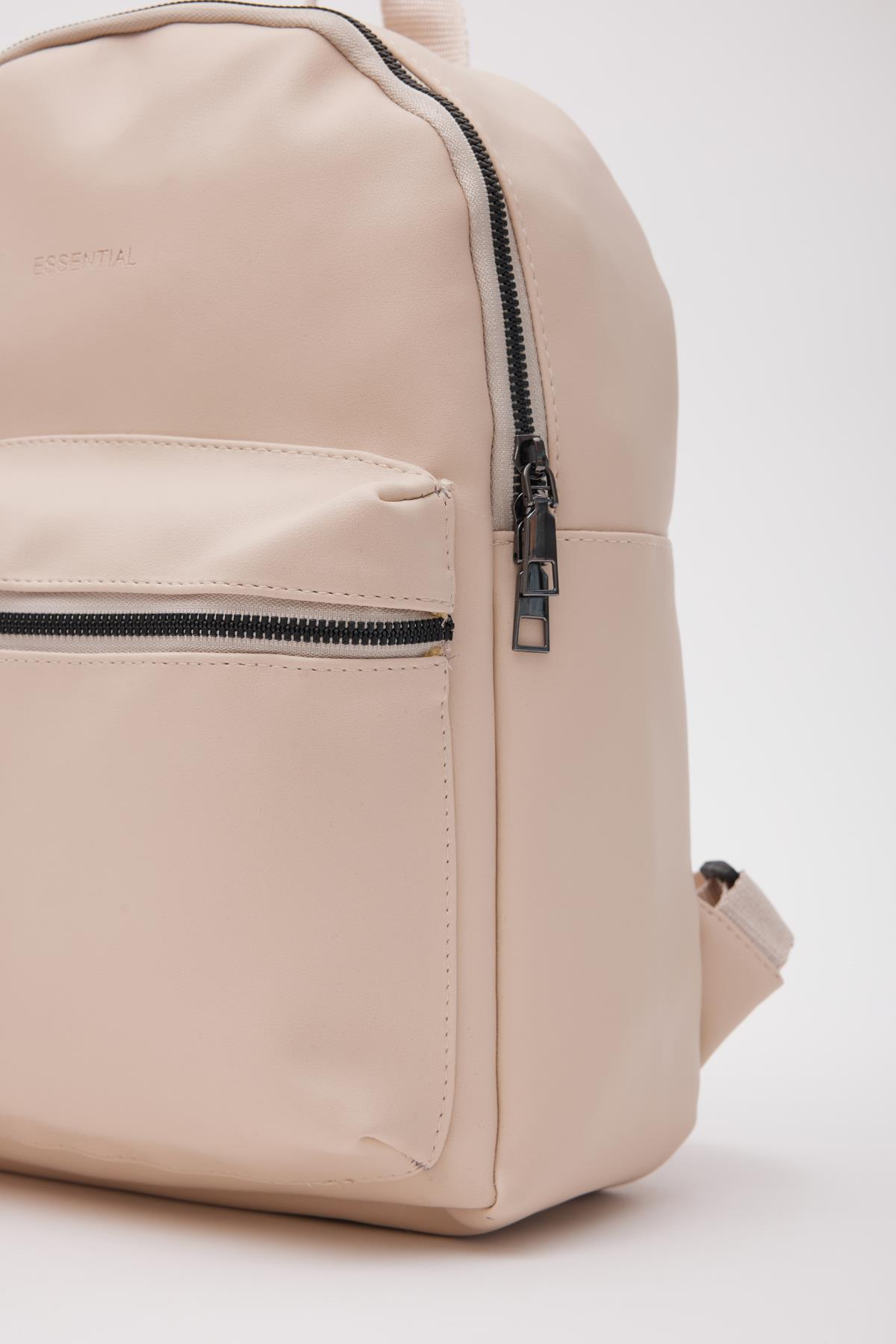 Gillet Sırt Çantası Krem