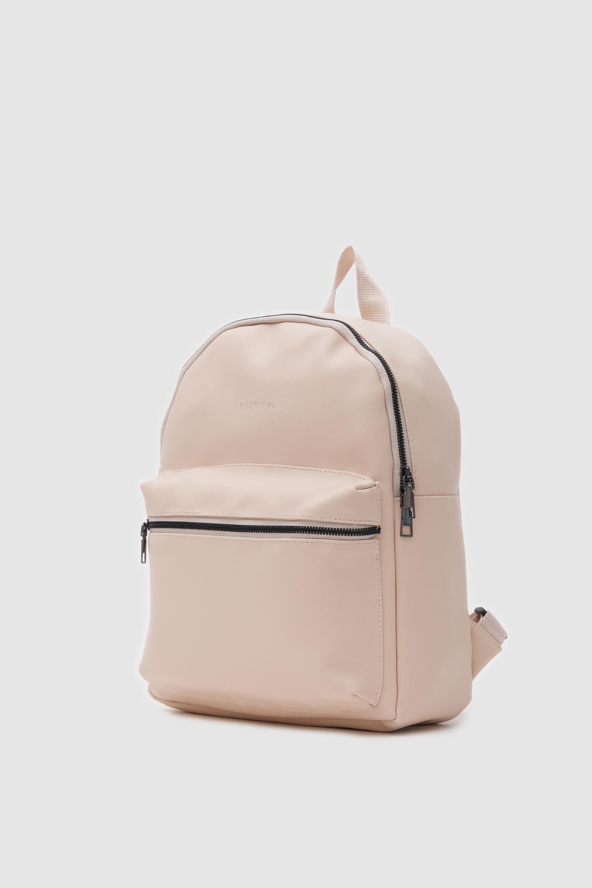 Gillet Sırt Çantası Krem