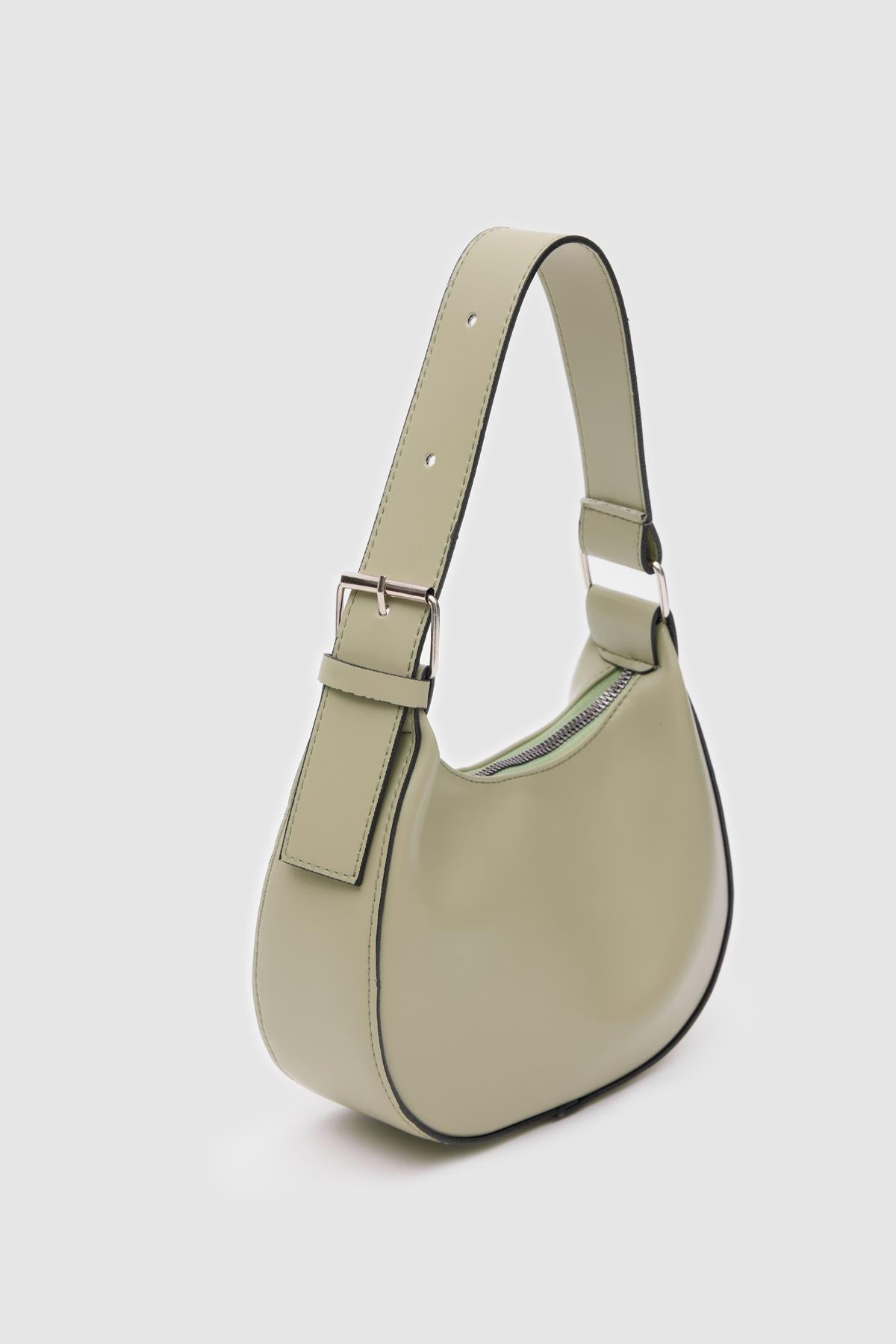 Giu Oval Baget Çanta Mint