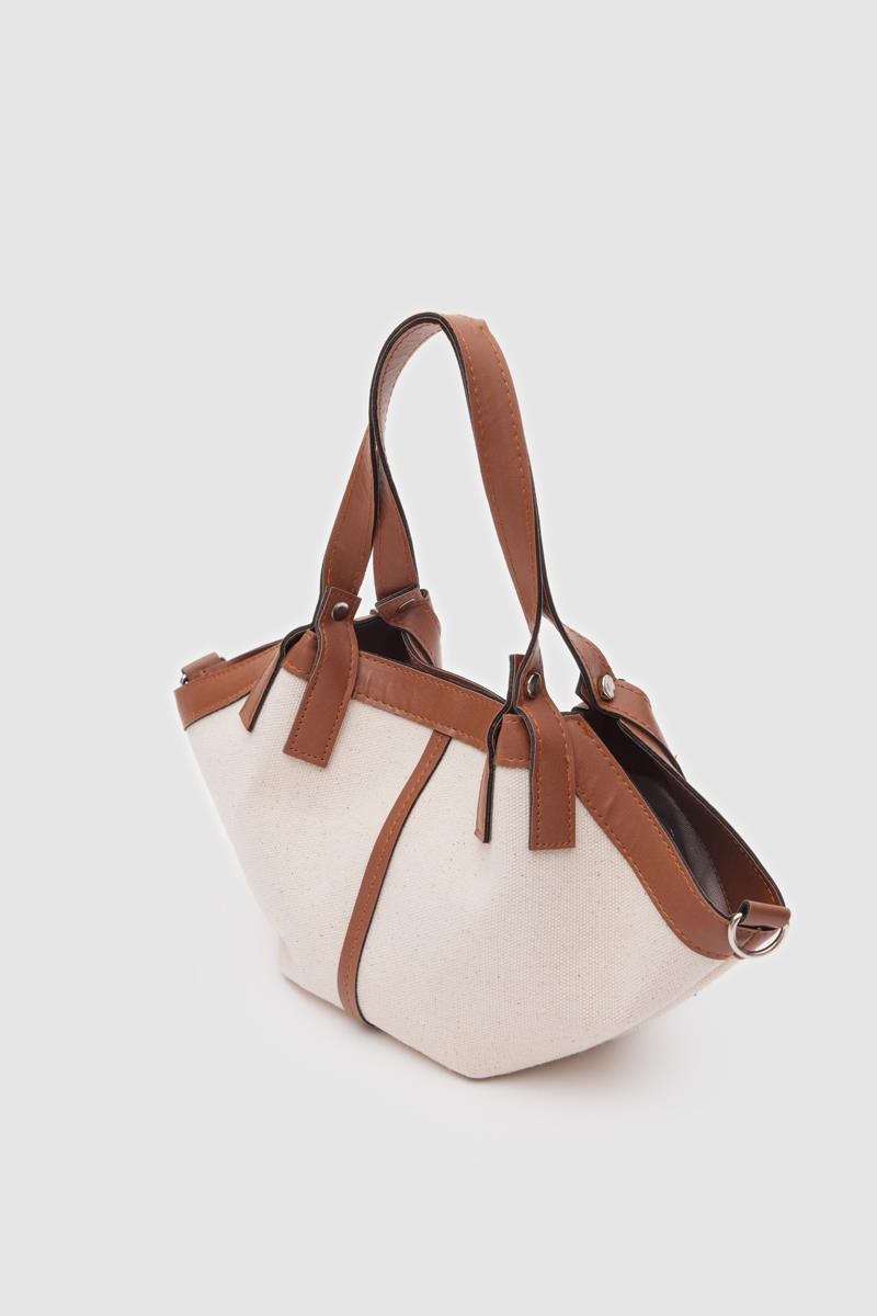Herbag Kanvas Taba El ve Çapraz Çanta
