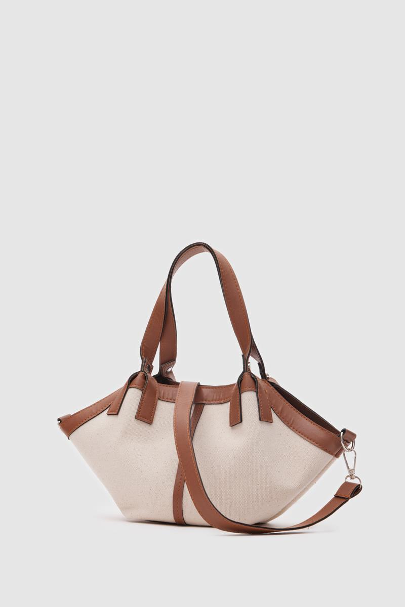 Herbag Kanvas Taba El ve Çapraz Çanta