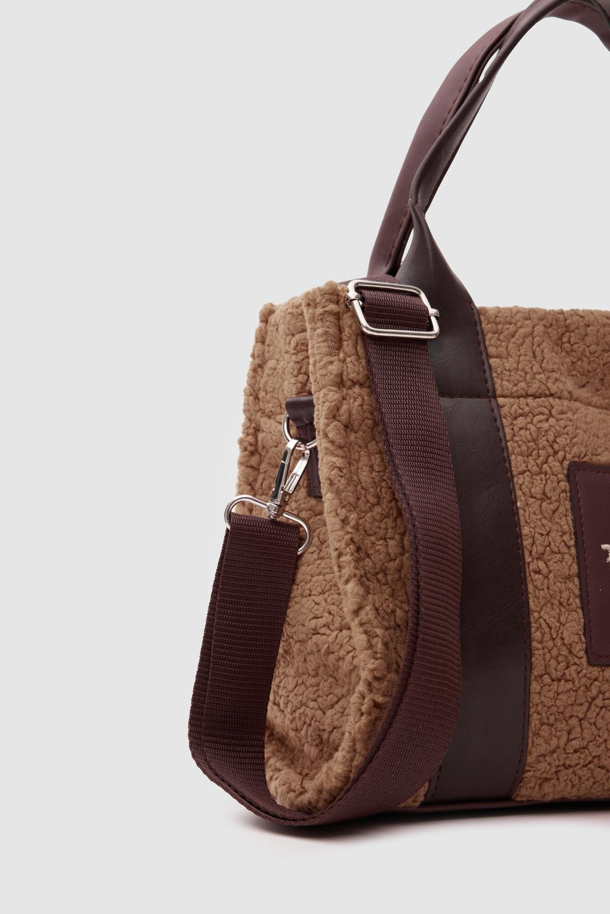 Kürklü Kadın Tote Bag Magnus Acı Kahve