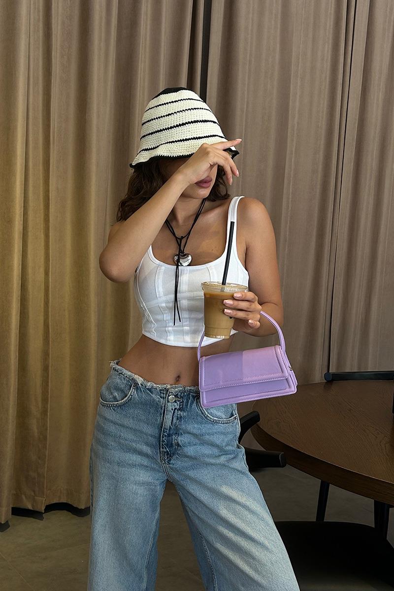Mila Vintage Lila El Çantası