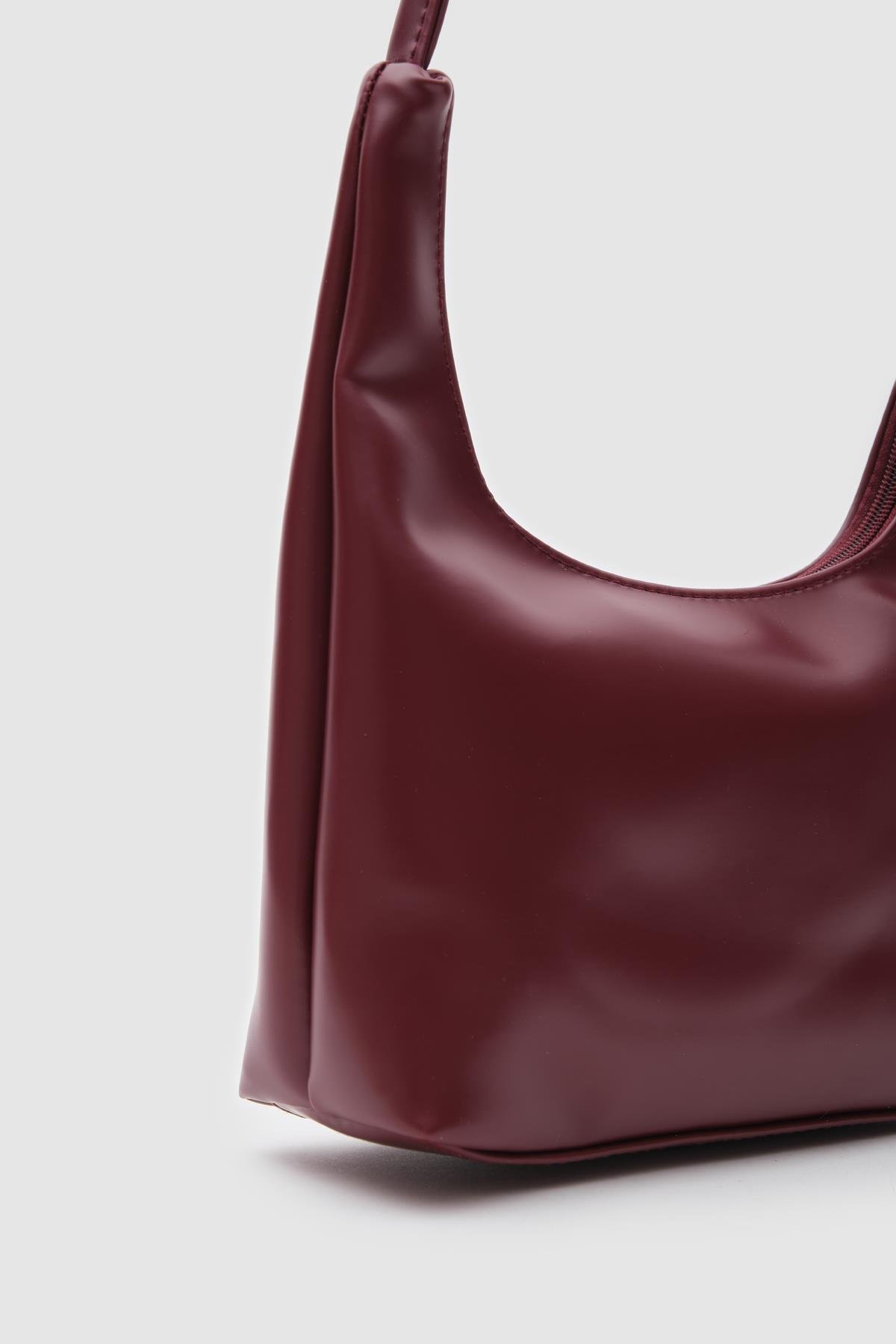 Pamuel Mat Bordo Baget Çanta