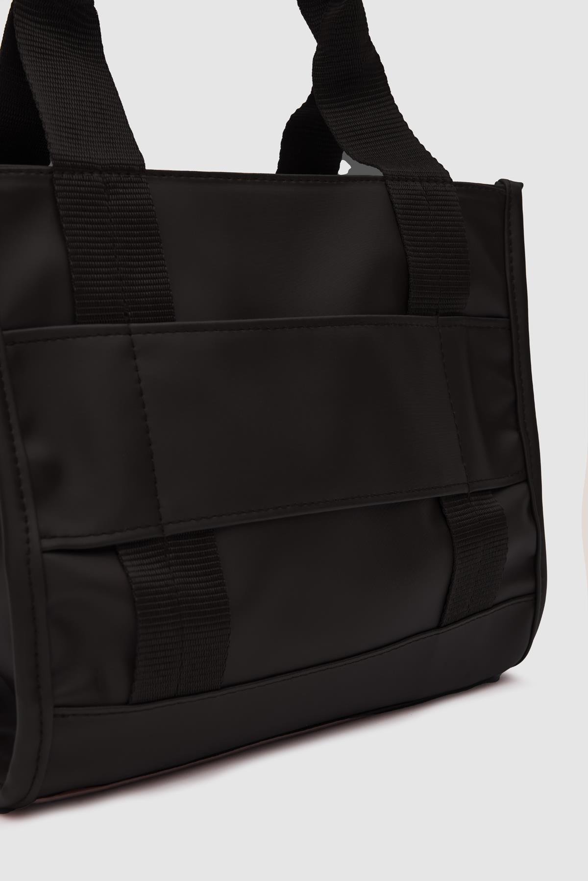 Saten Tote Bag Conroy Siyah