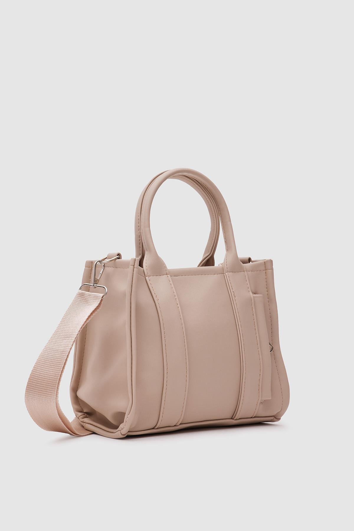 Suni Deri Kadın Tote Bag Miles Bej