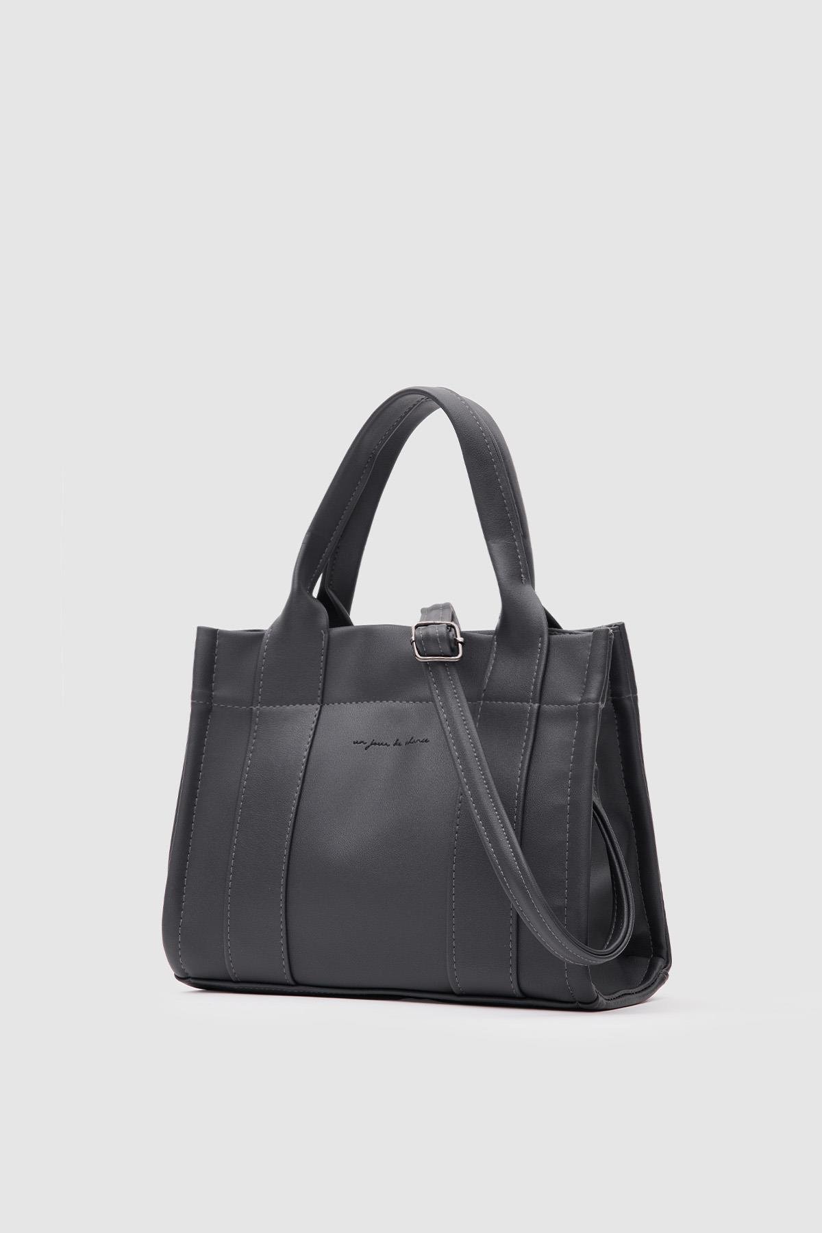 Suni Deri Tote Bag Bonnie Antrasit