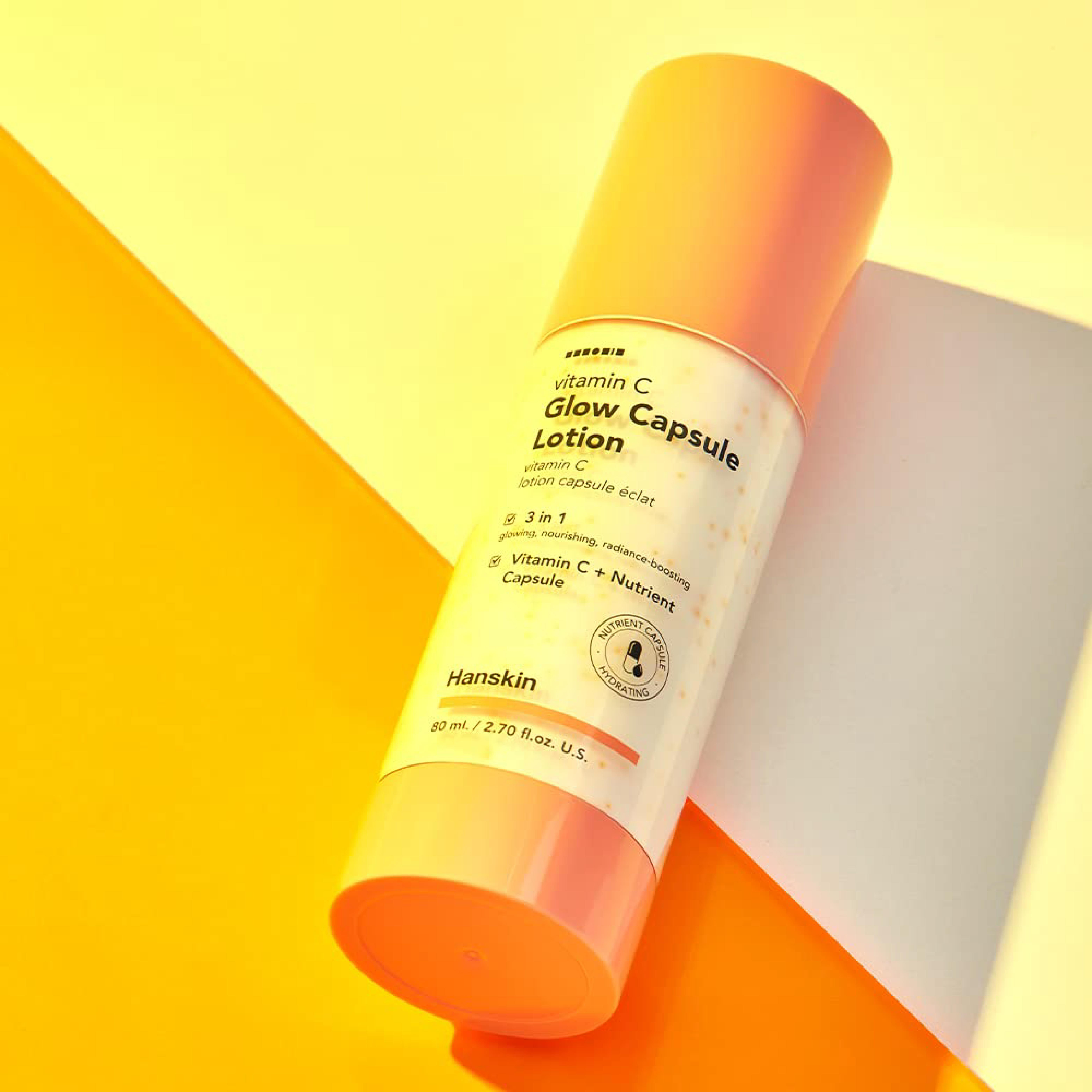  Hanskin Vitamin C Glow Capsule Lotion – C Vitaminli Aydınlatıcı Kapsül içeren Losyon [ 80 Ml ]  