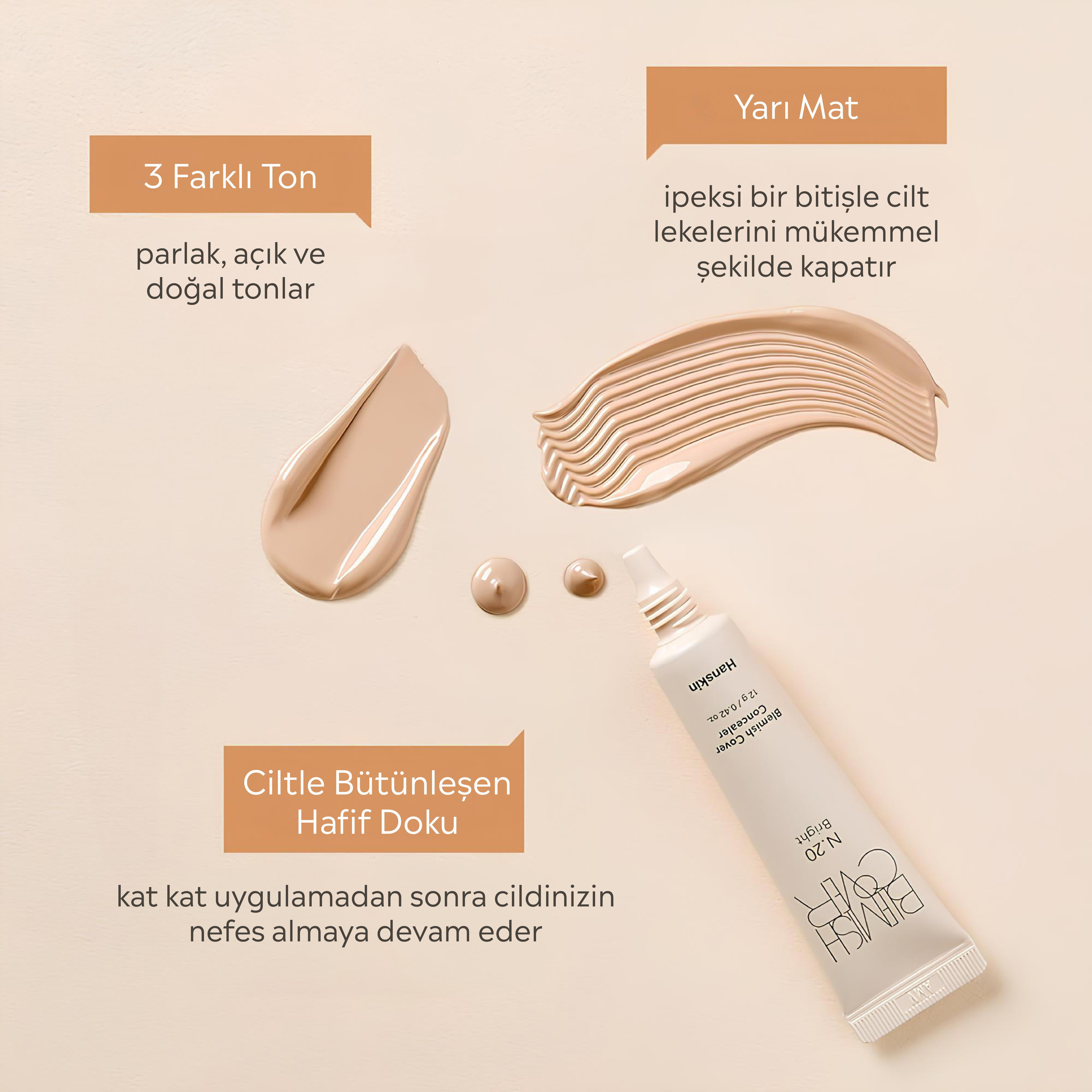 Blemish Cover Concealer Leke Kapatıcı - Natural