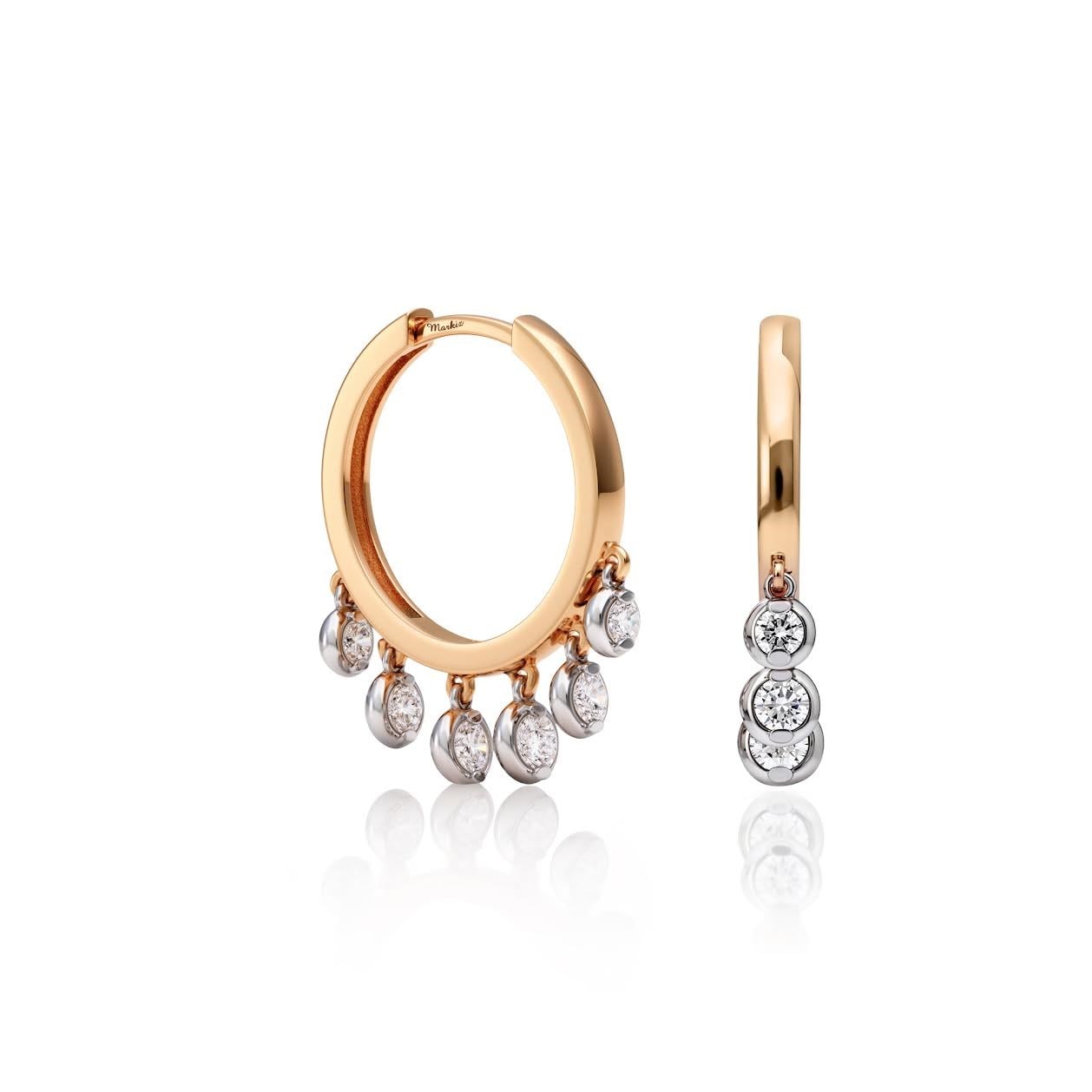 Markizjewelery Pırlanta Halka Küpe
