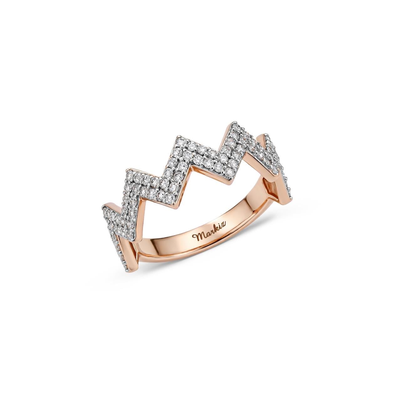 Markizjewelery Zik Zag Yüzük