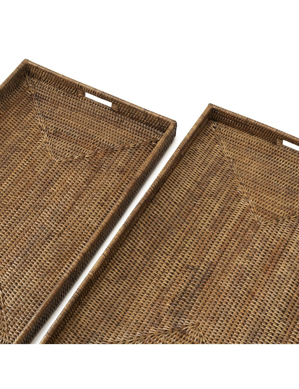 Abhika - 2'li Rattan Tepsi Seti
