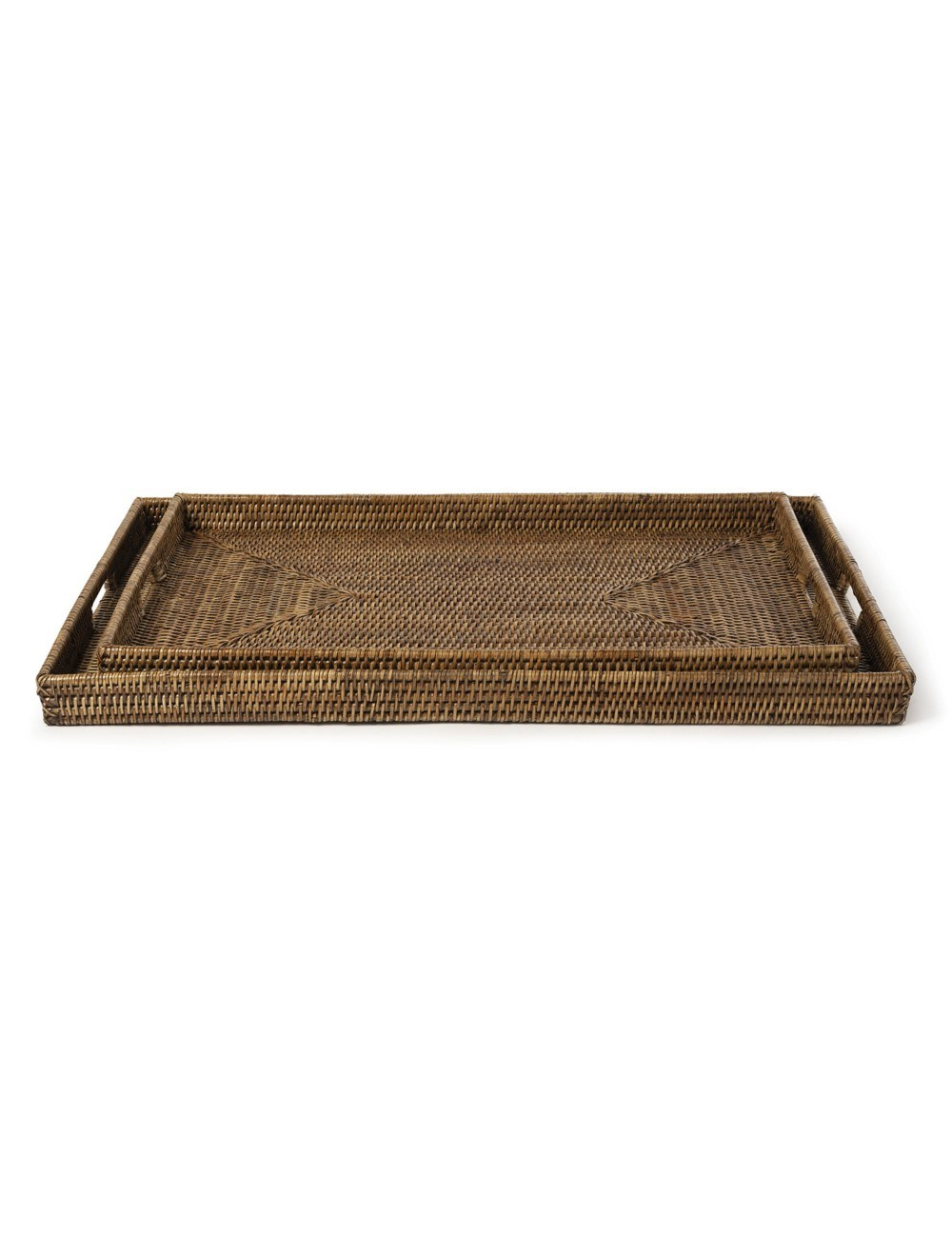 Abhika - 2'li Rattan Tepsi Seti