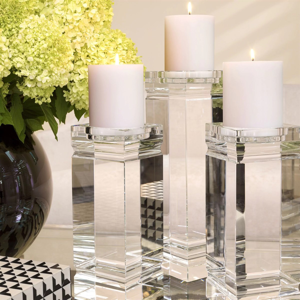 Candle Holder Tillary Crystal S