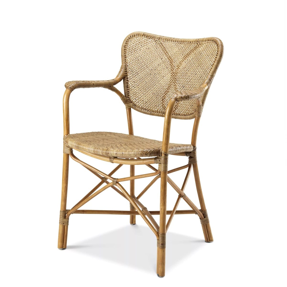 Chair Colony With Arm Honey Finish