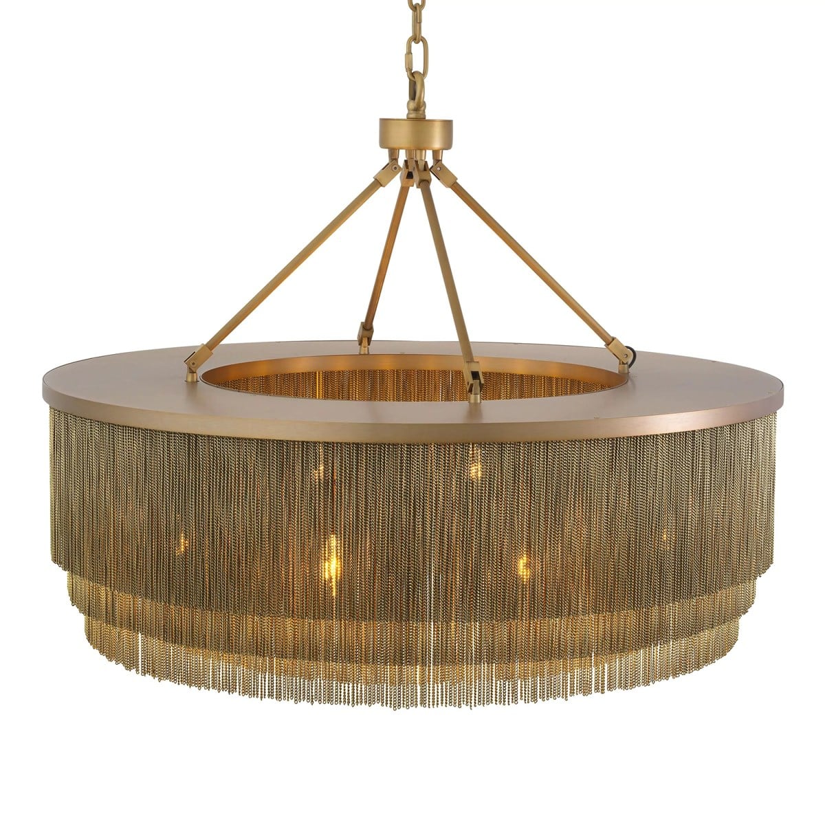Chandelier Tissot L Antique Brass Finish