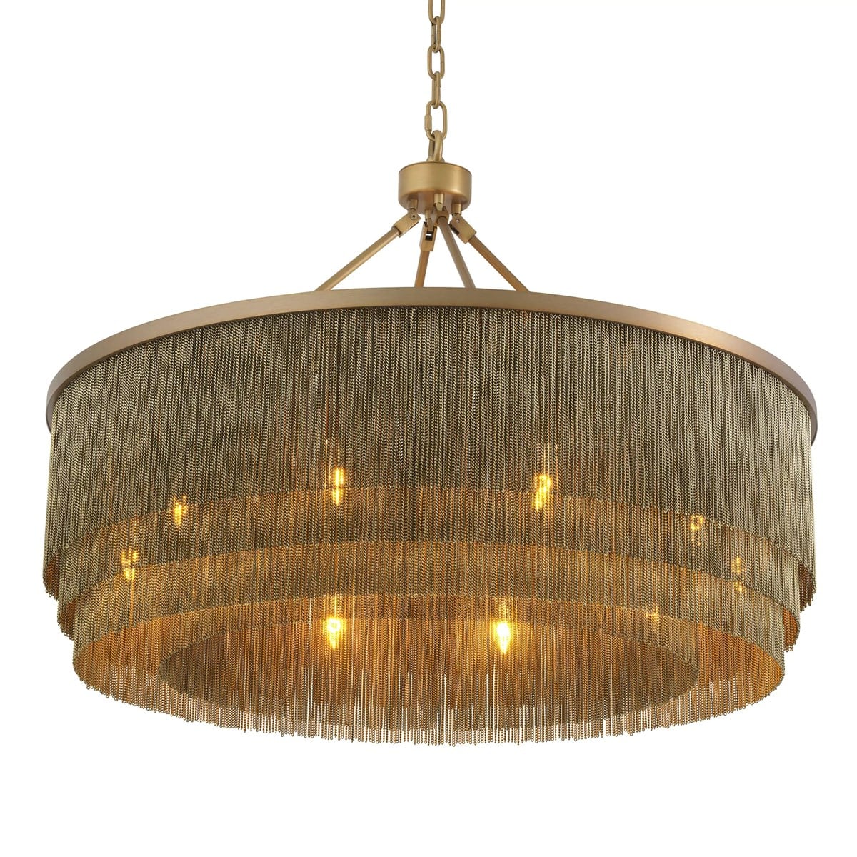 Chandelier Tissot L Antique Brass Finish
