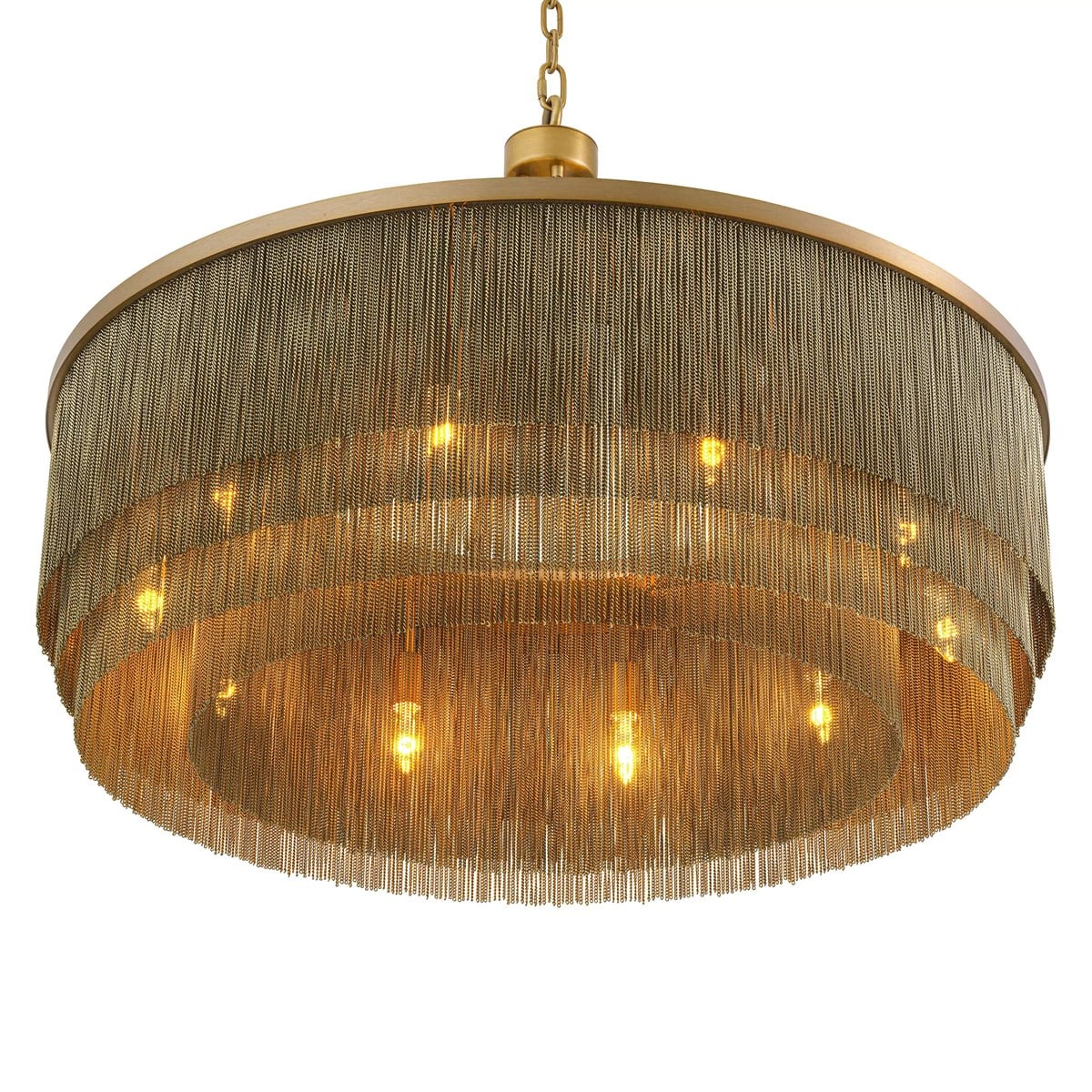 Chandelier Tissot L Antique Brass Finish