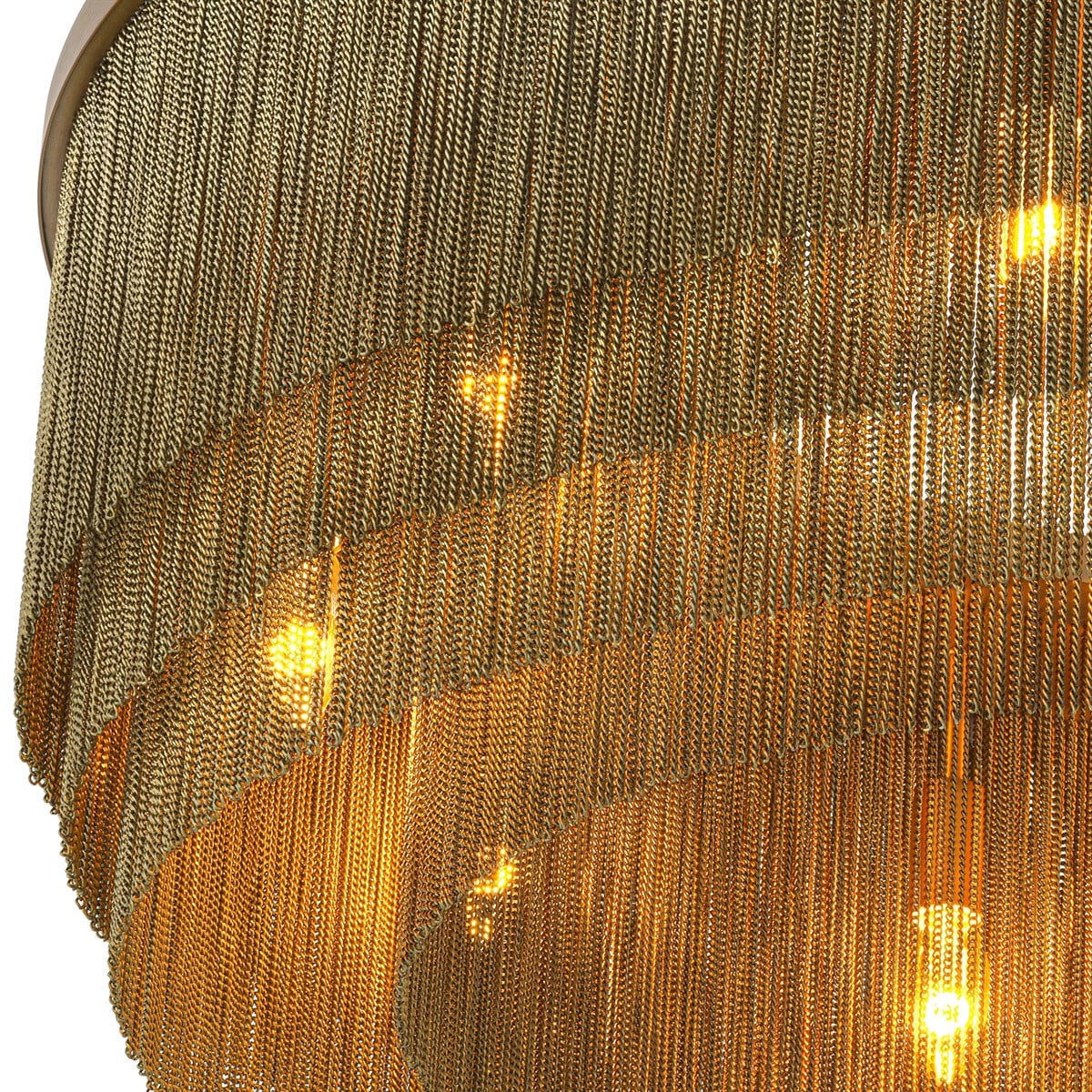 Chandelier Tissot L Antique Brass Finish
