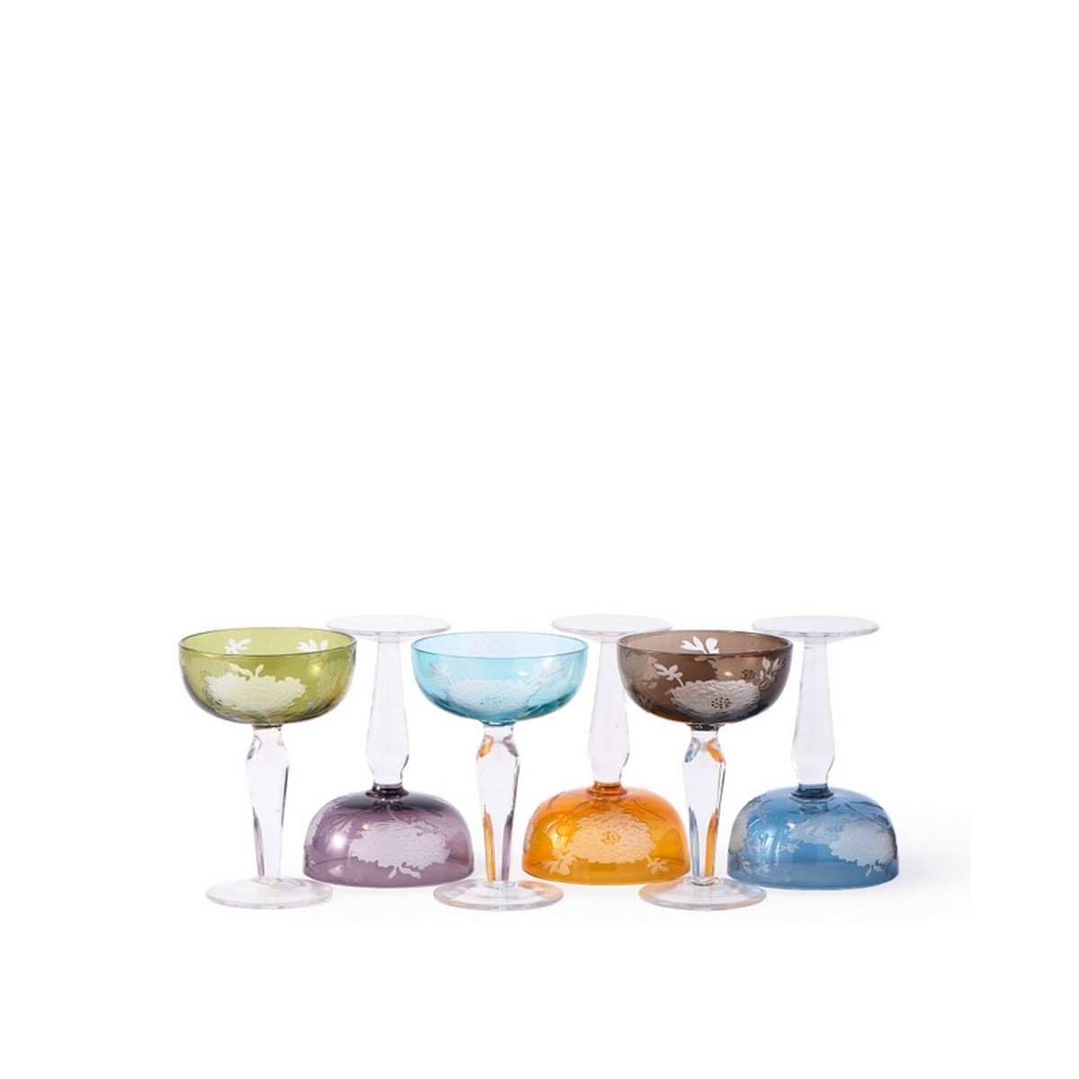 Coupe Peony Multicolour Set 6