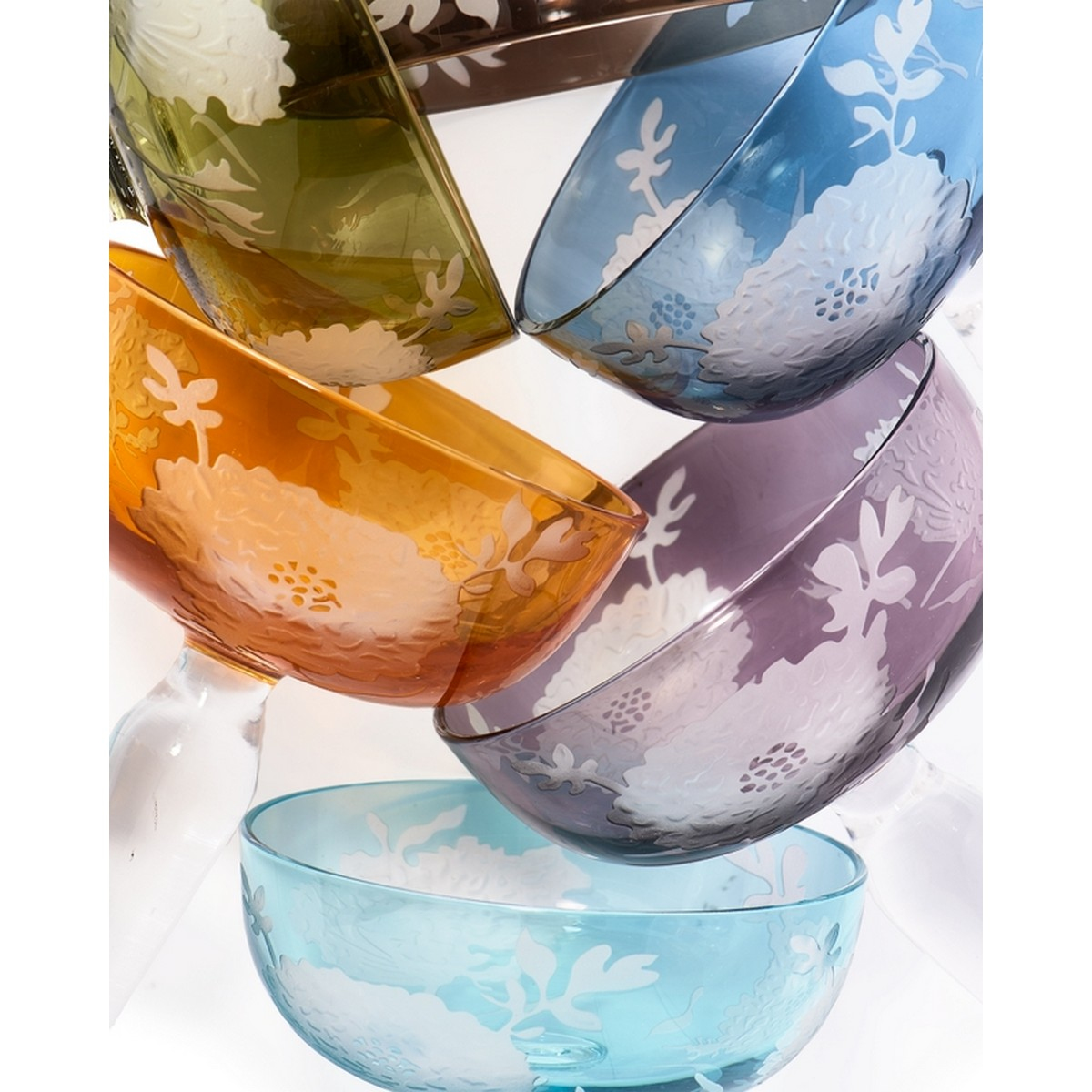 Coupe Peony Multicolour Set 6