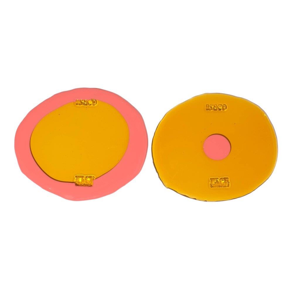 Fish Design 2'li Amber Somon Bardak Altlığı