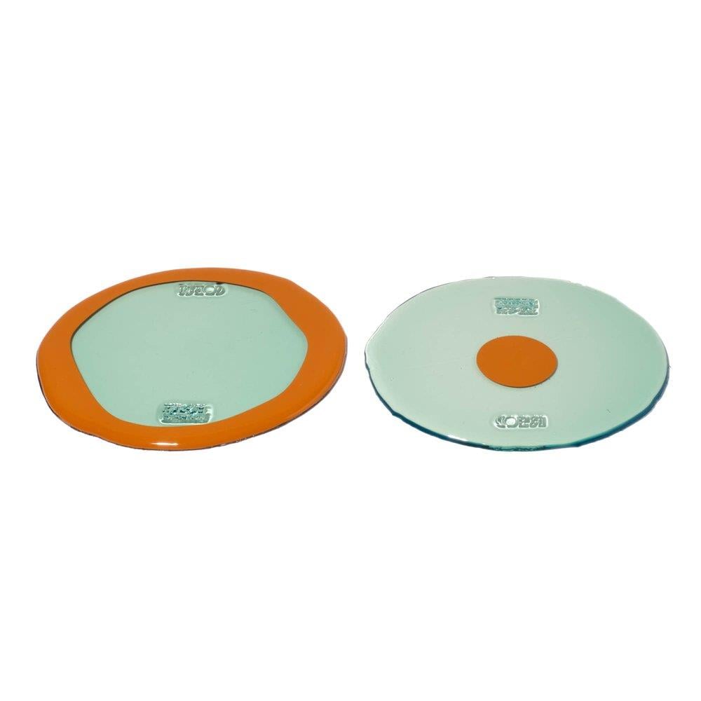 Fish Design 2'li Set Yeşil Somon Bardak Altlığı