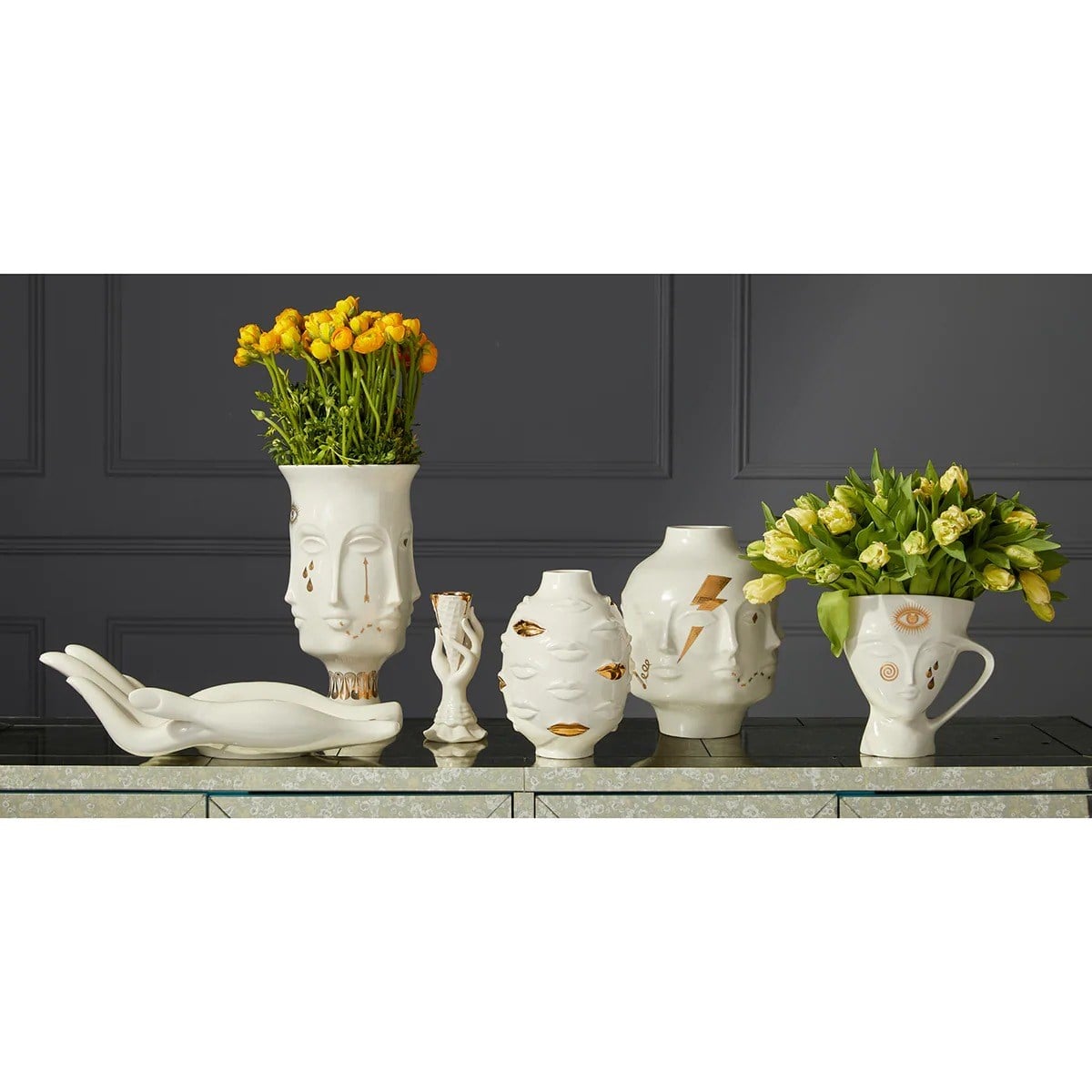 Gilded Muse Large Dora Maar Vase  - 27569
