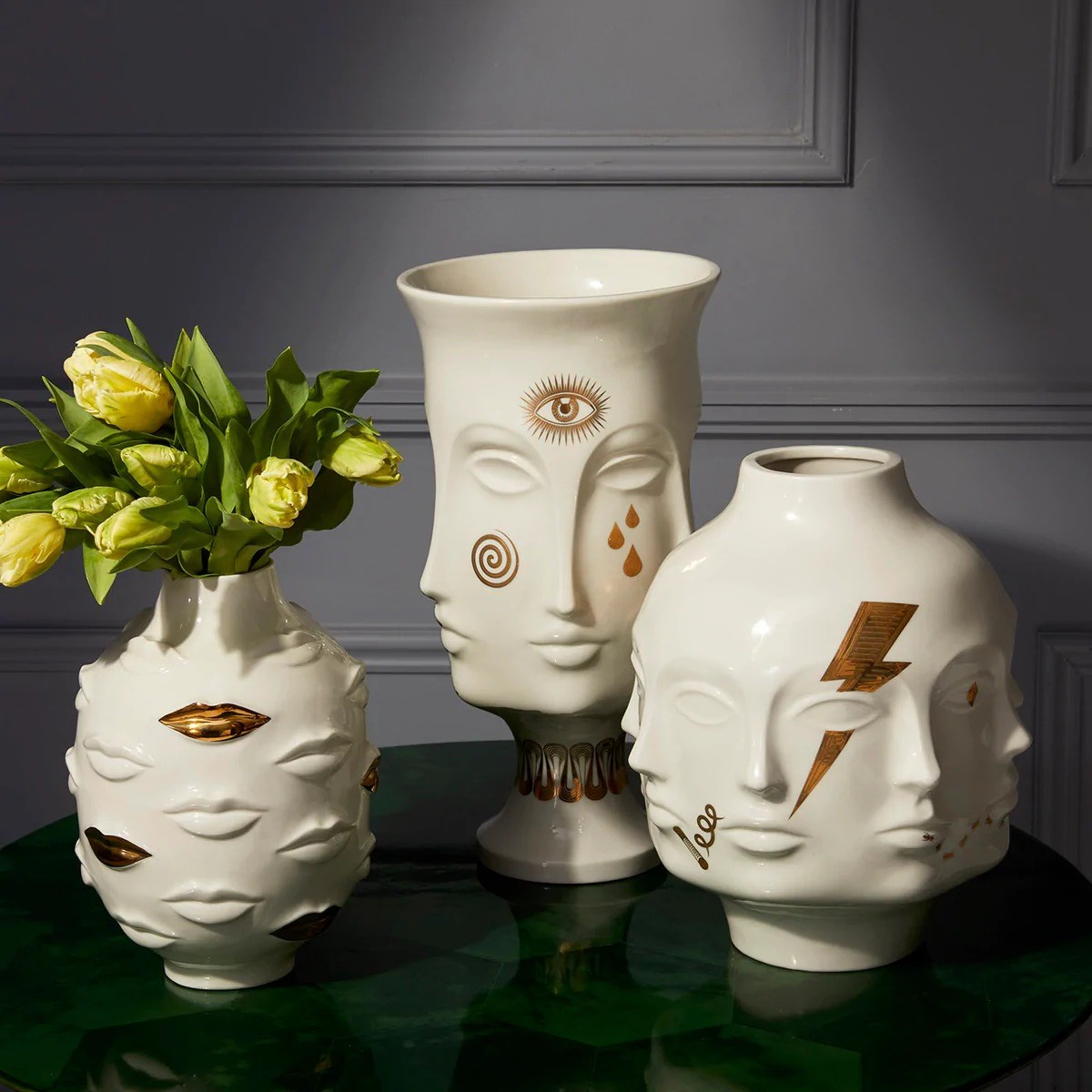 Gilded Muse Large Dora Maar Vase  - 27569