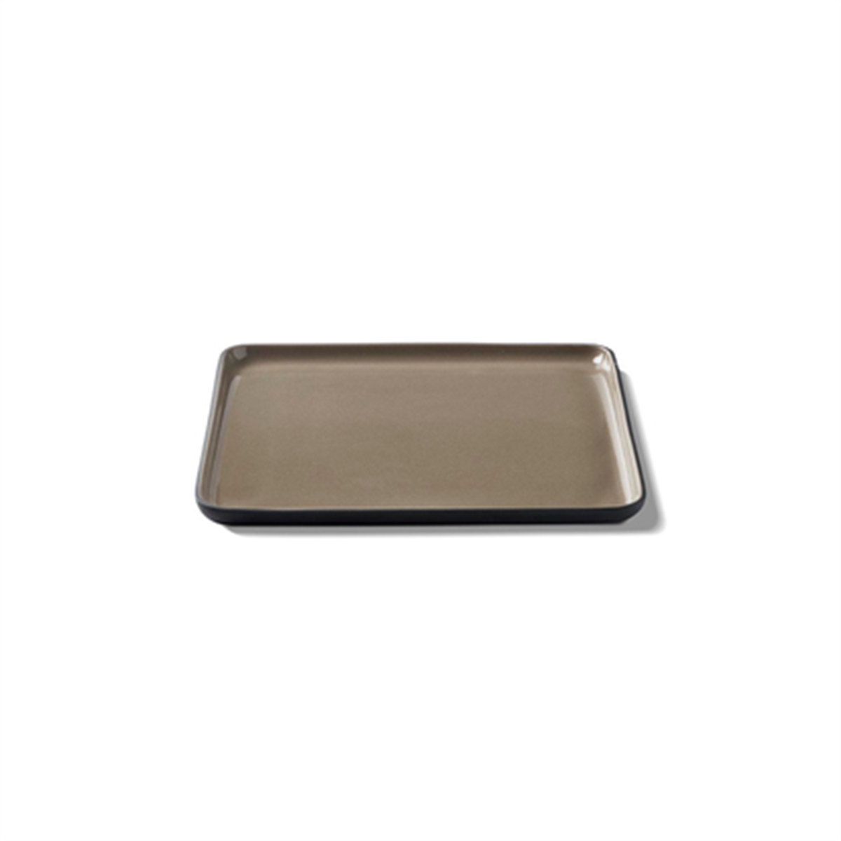 Kare Pasta Tabağı Çift Renk Siyah&Taş - KRT02CF0000S1_0203