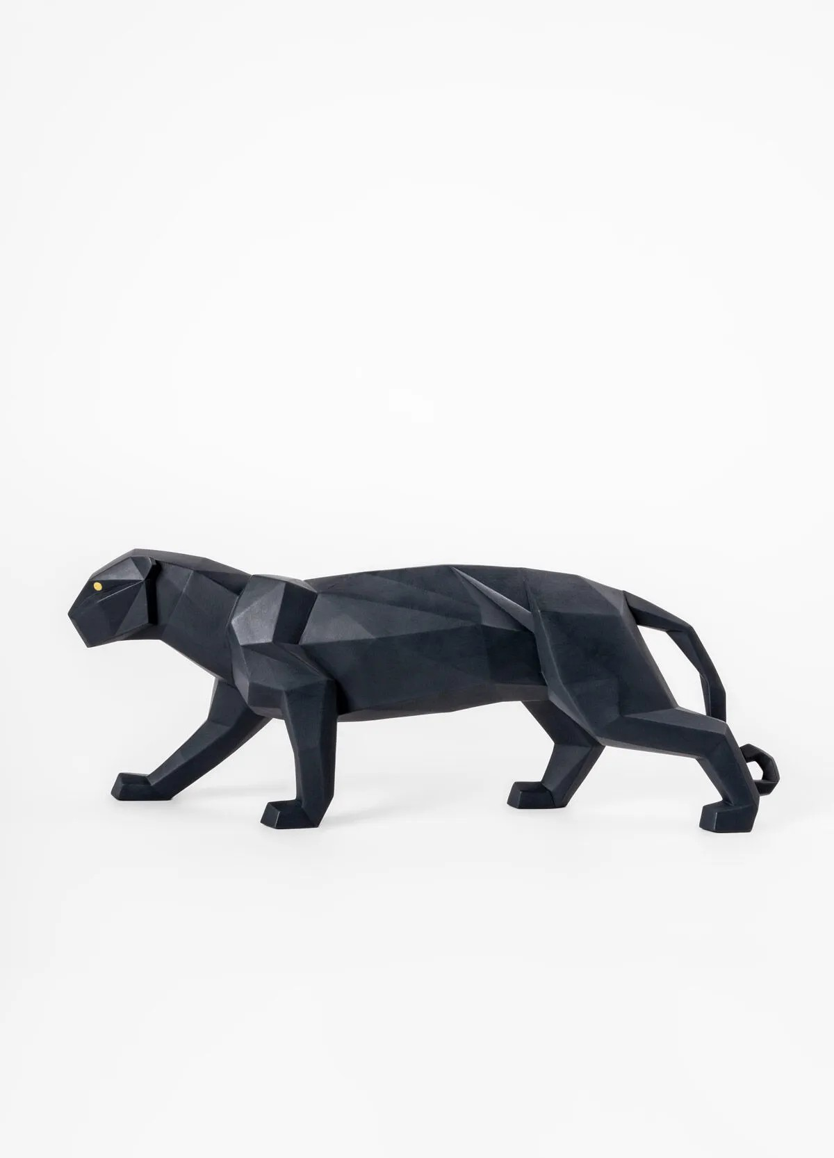 Lladro - Mat Siyah Panter Porselen Heykel