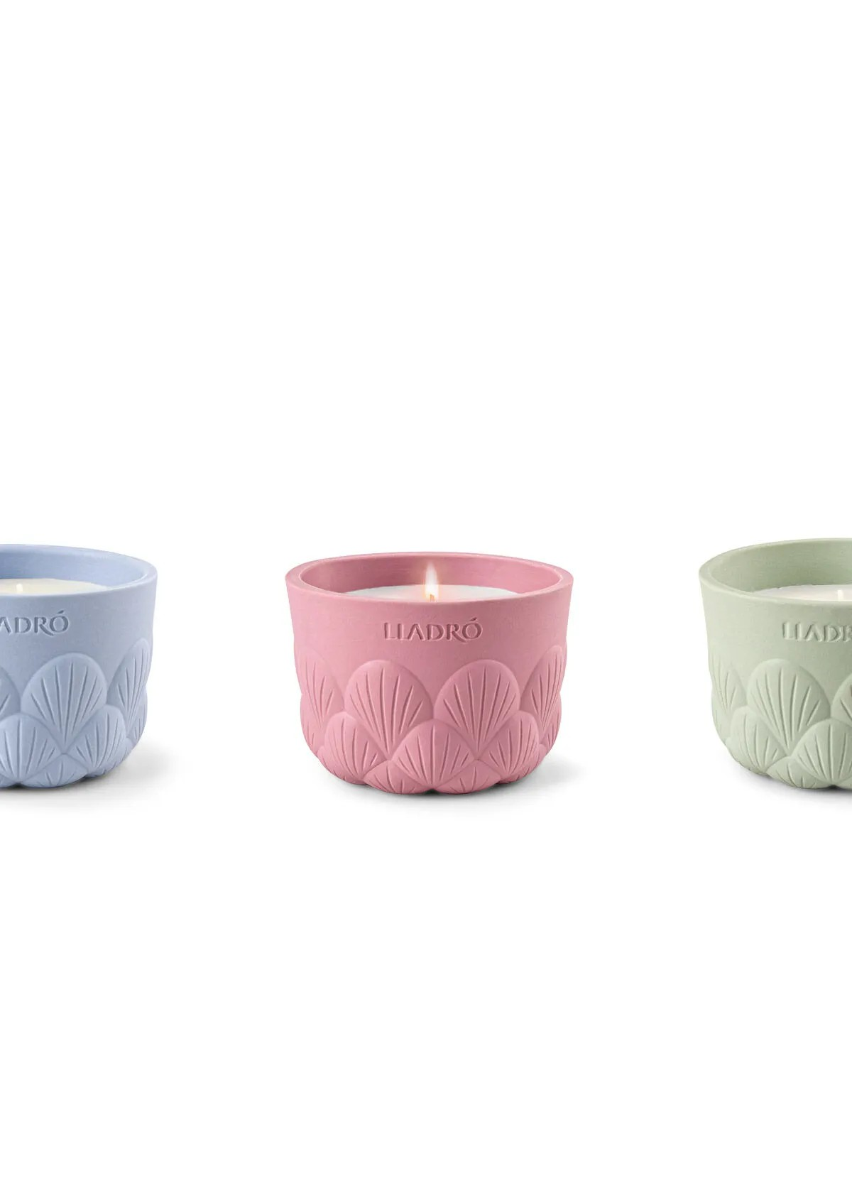 Lladro - Pembe Yıldız Çiçeği Kokulu Mum - Tropical Blossoms