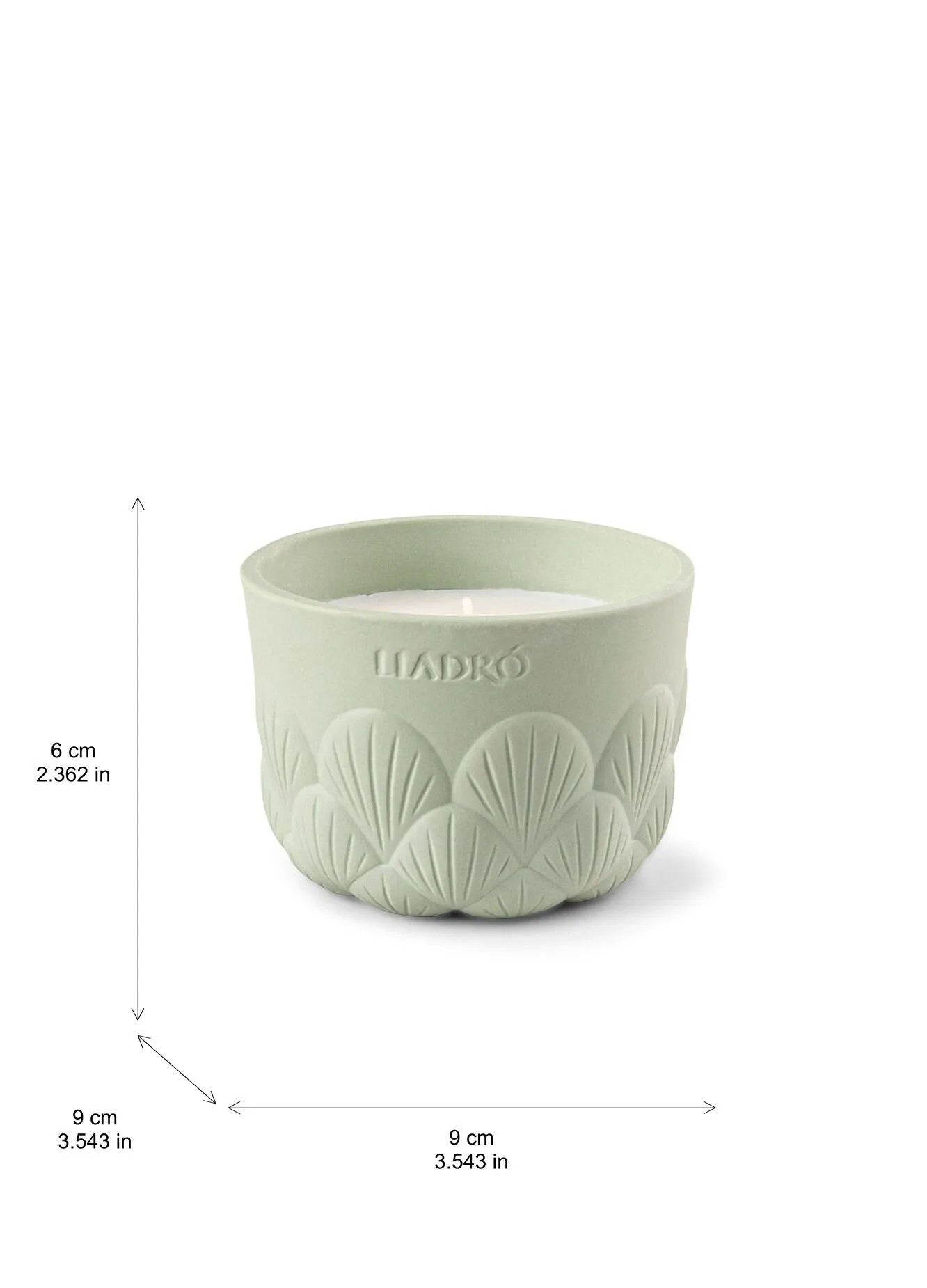 Lladro - Yıldız Çiçeği Kokulu Mum (Yeşil)