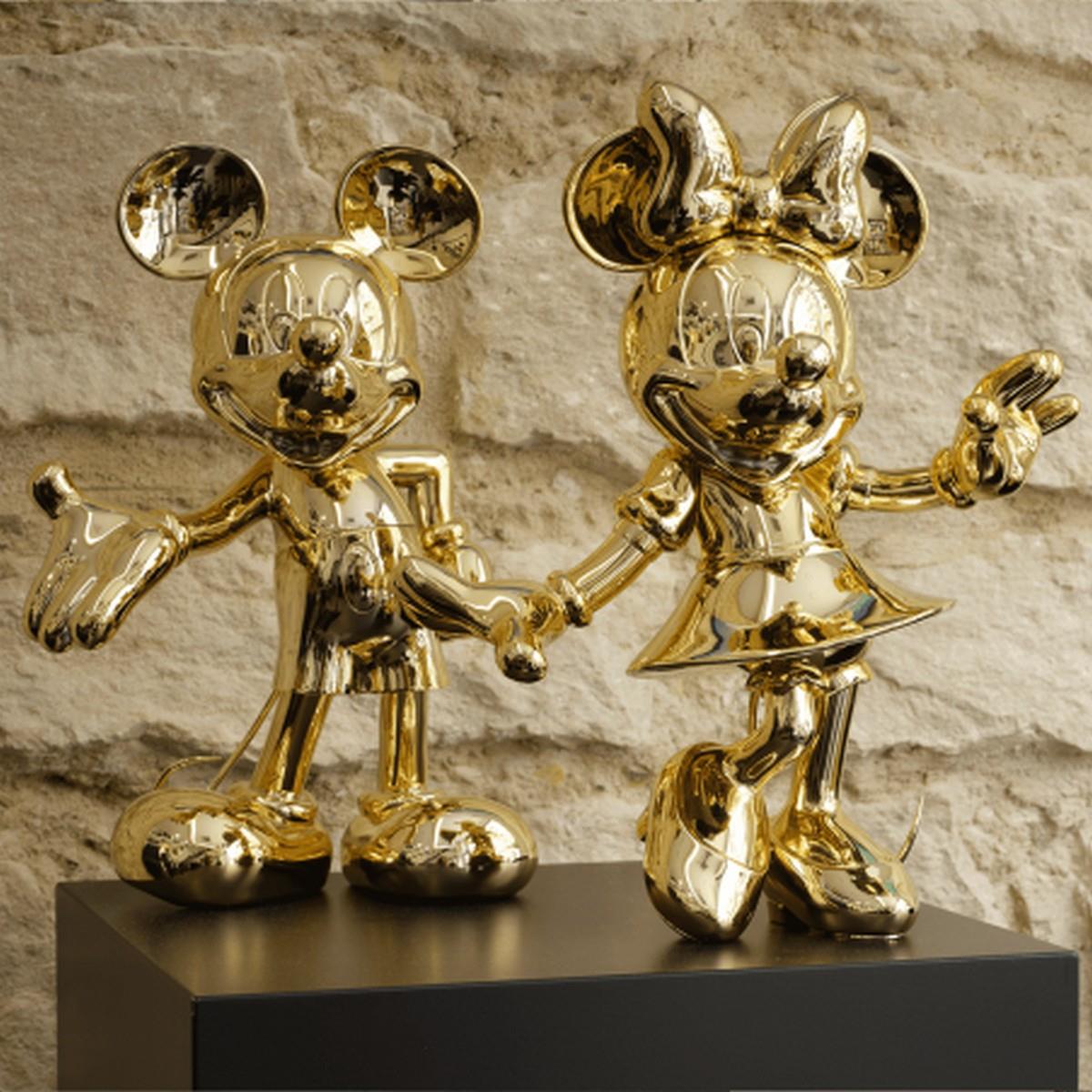 Mickey Welcome Chromed - Gold - 30 cm - DISST03002MEOR