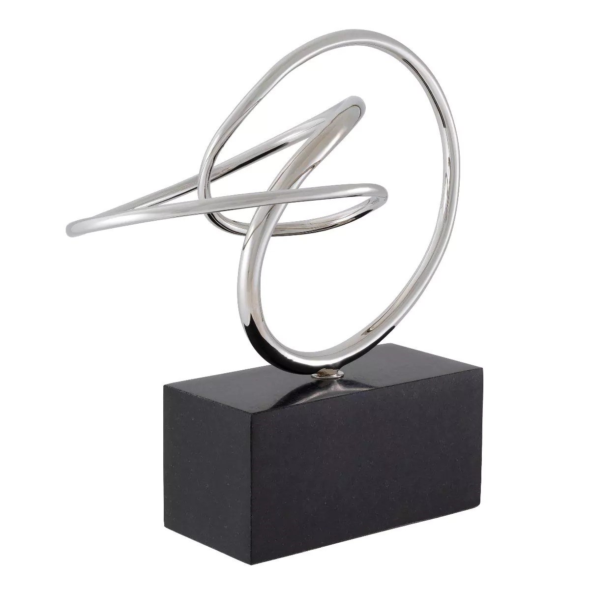 Object Frank Nickel Finish Granite Base
